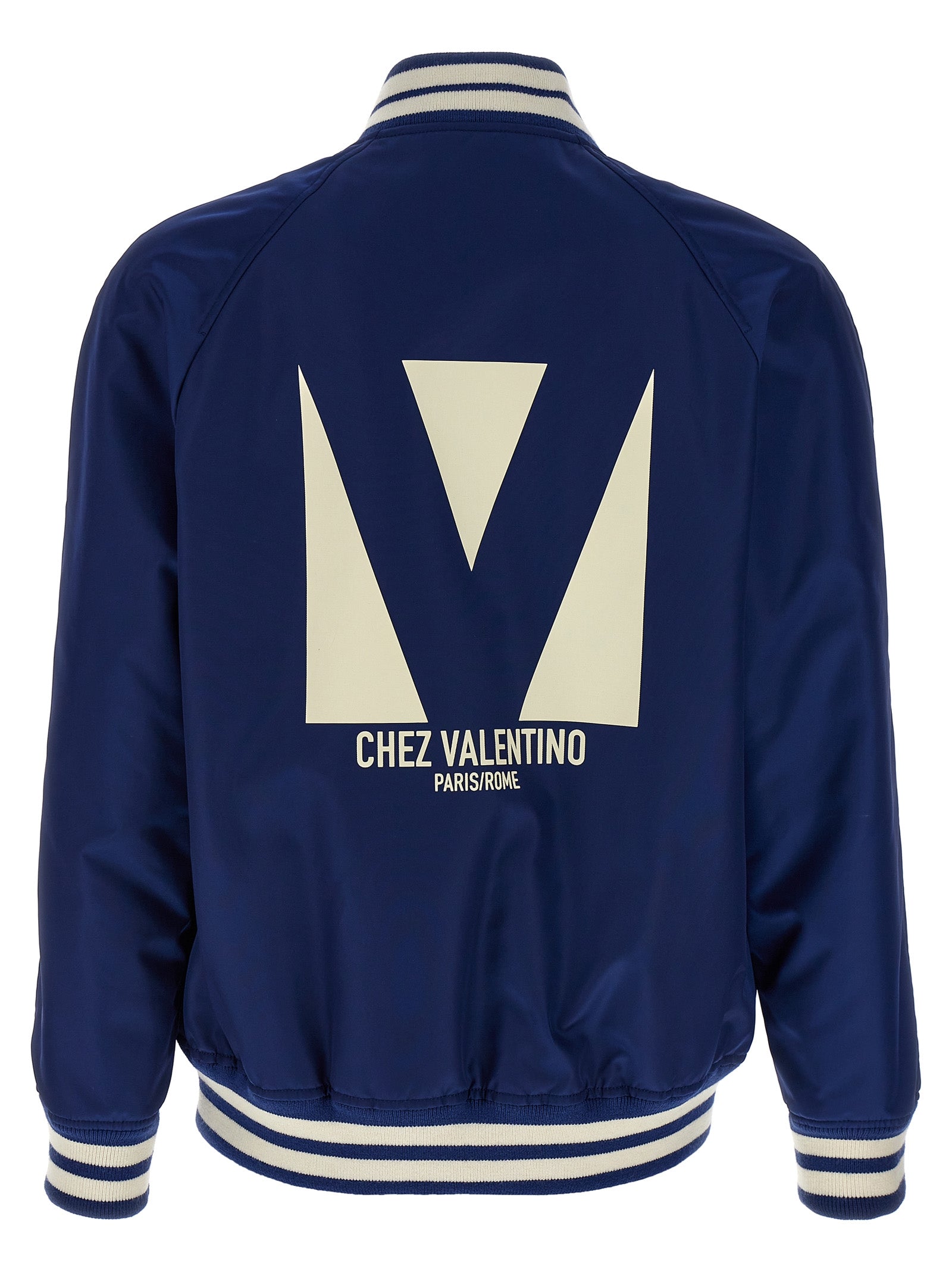 Valentino Garavani Blue Polyamide Men's Bomber