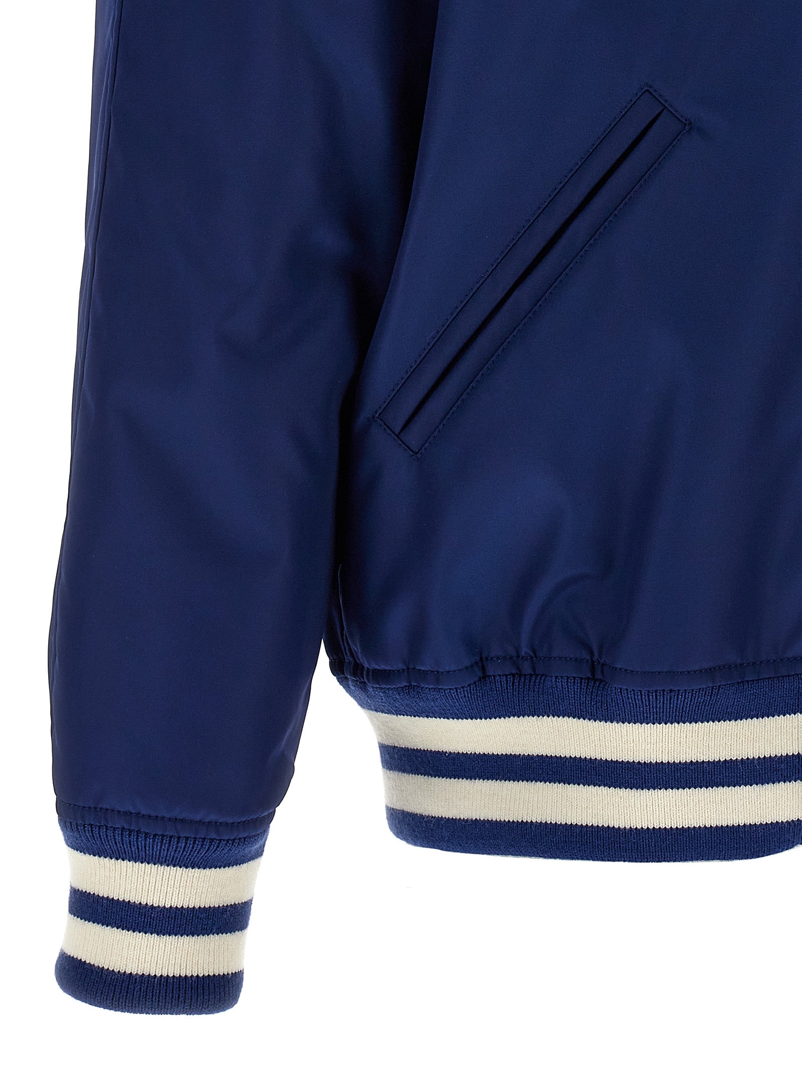 Valentino Garavani Blue Polyamide Men's Bomber