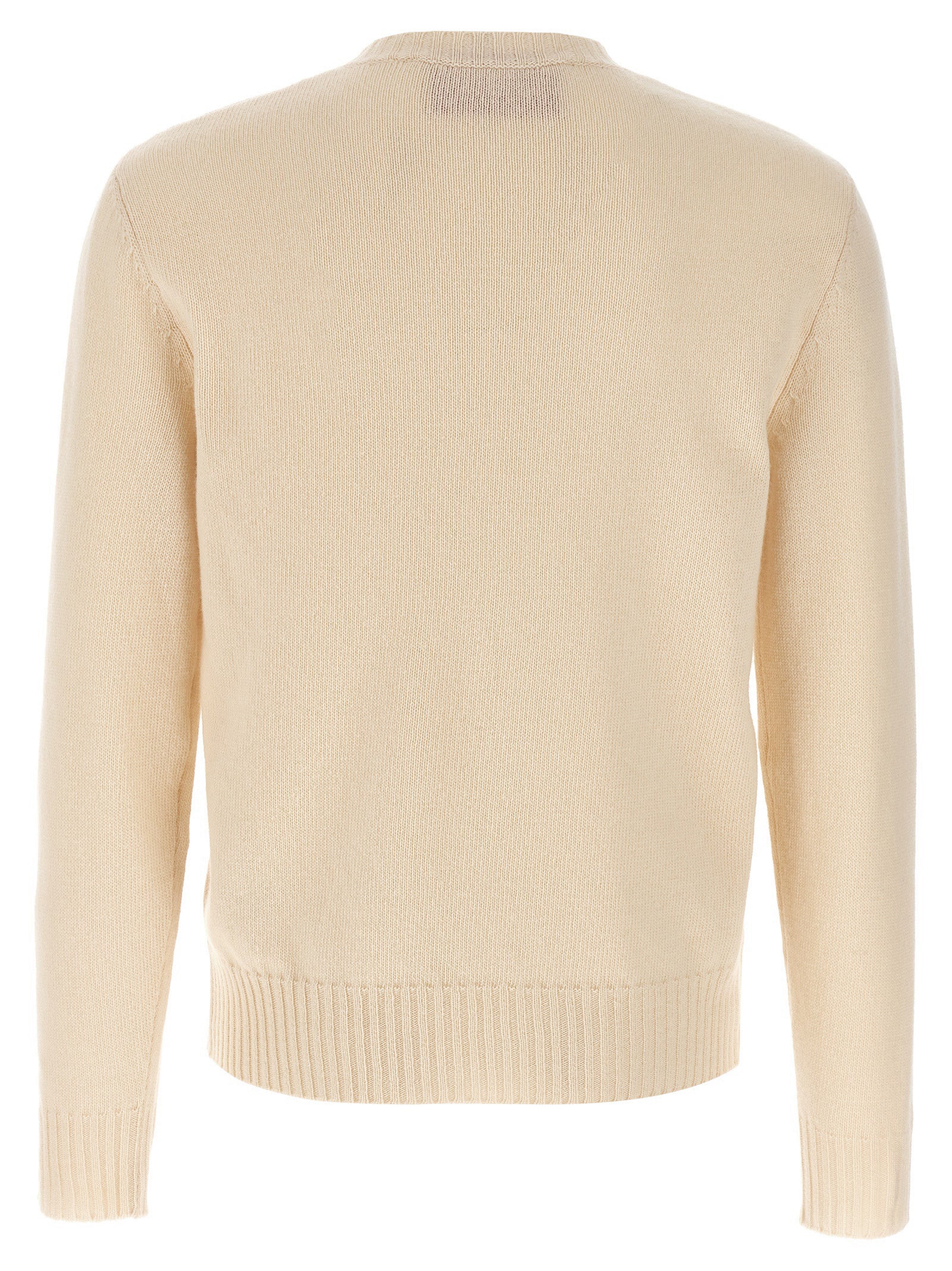 Valentino Garavani Beige Virgin Wool Men's Cardigan
