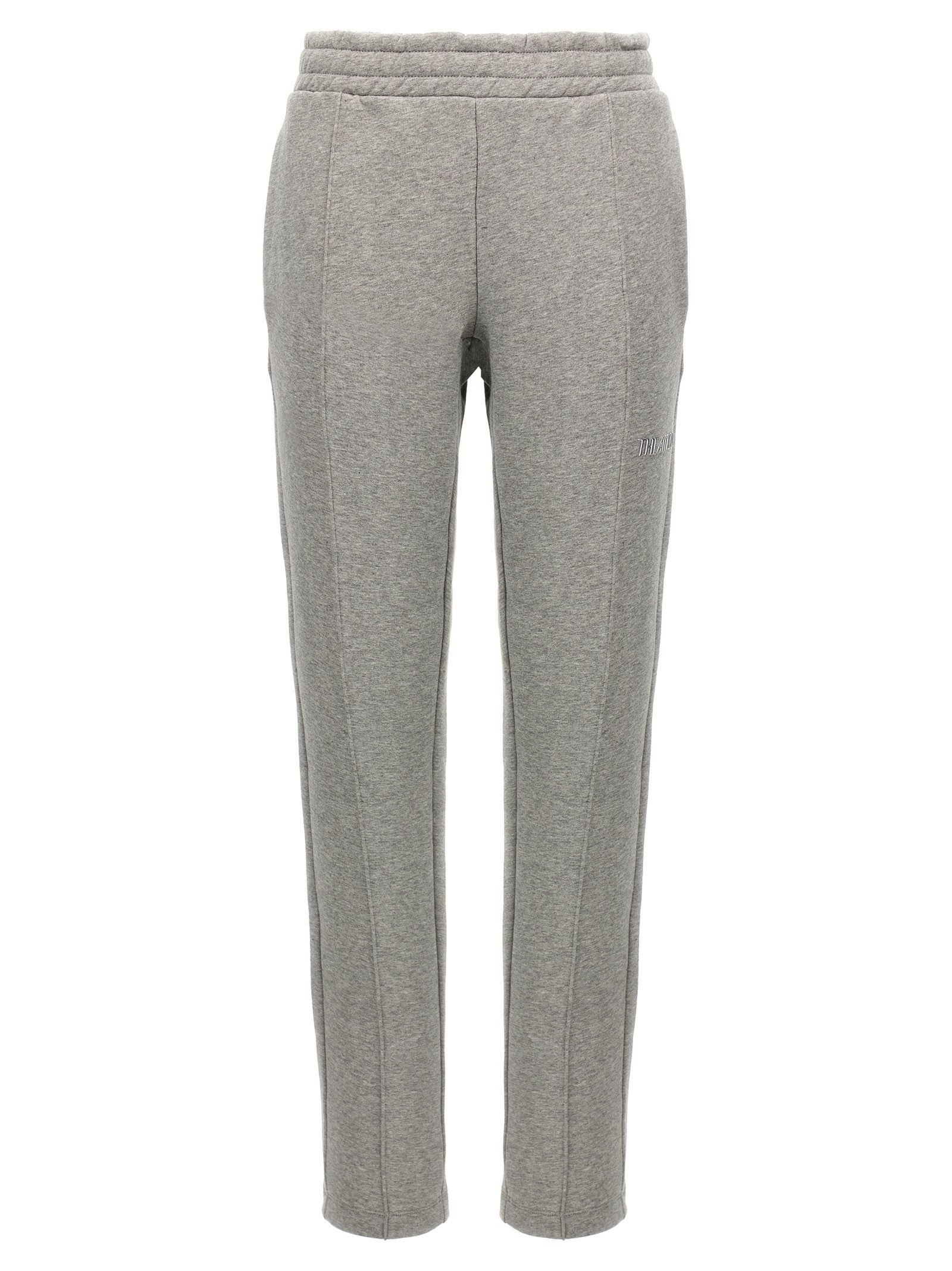The Attico Gray Cotton Joggers (Workout Women's Pants)