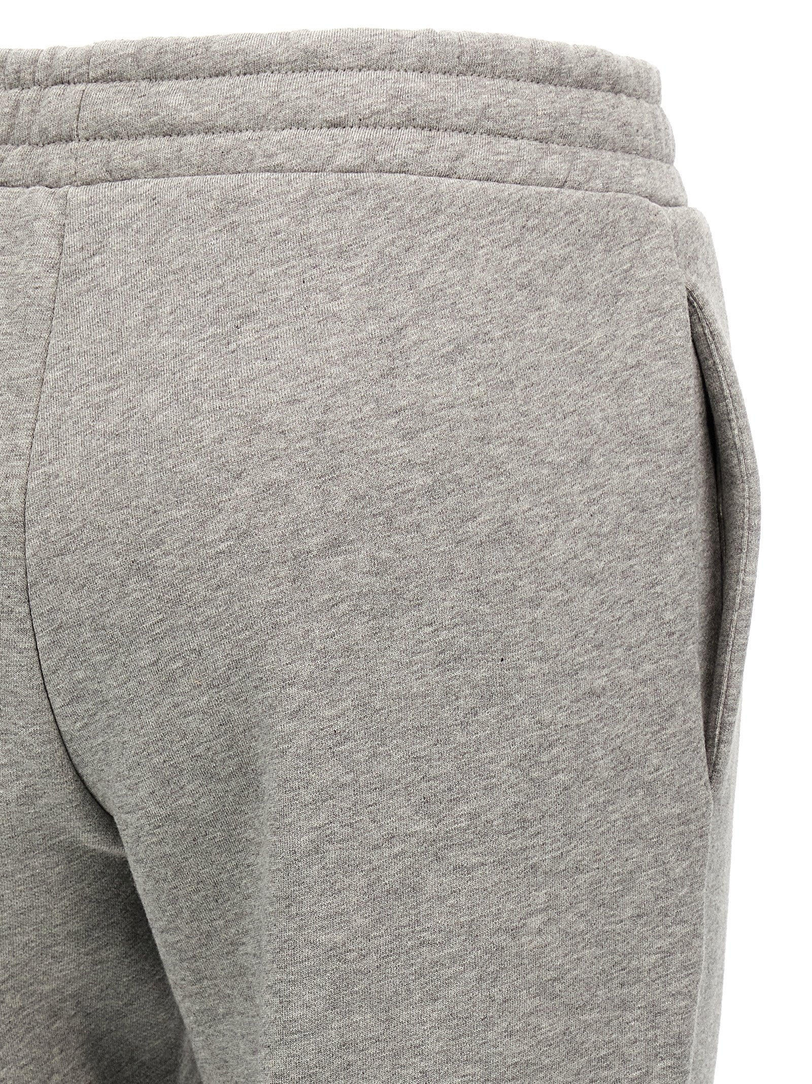 The Attico Gray Cotton Joggers (Workout Women's Pants)
