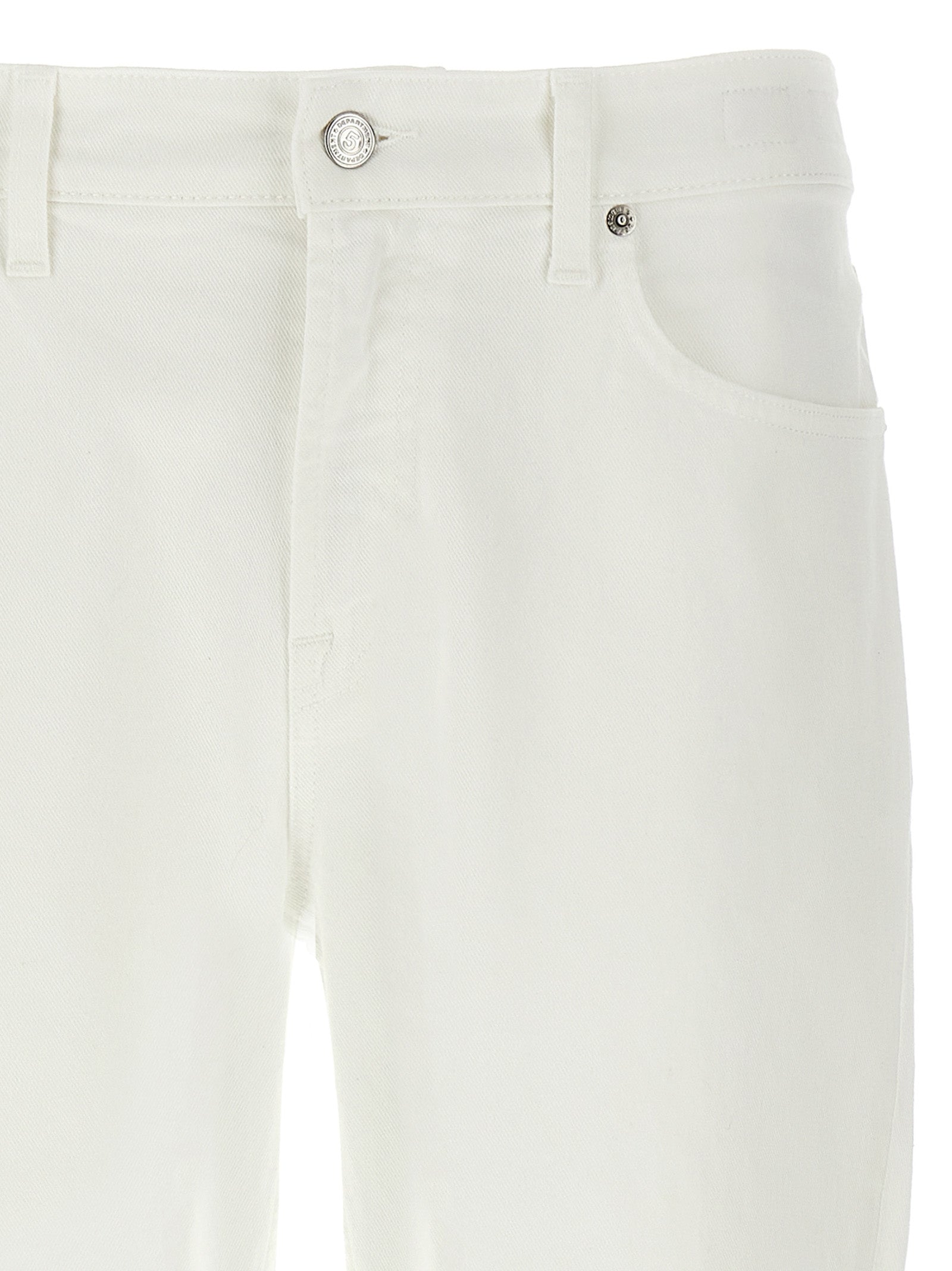 Department 5 White Cotton Straight-Leg Men's Jeans