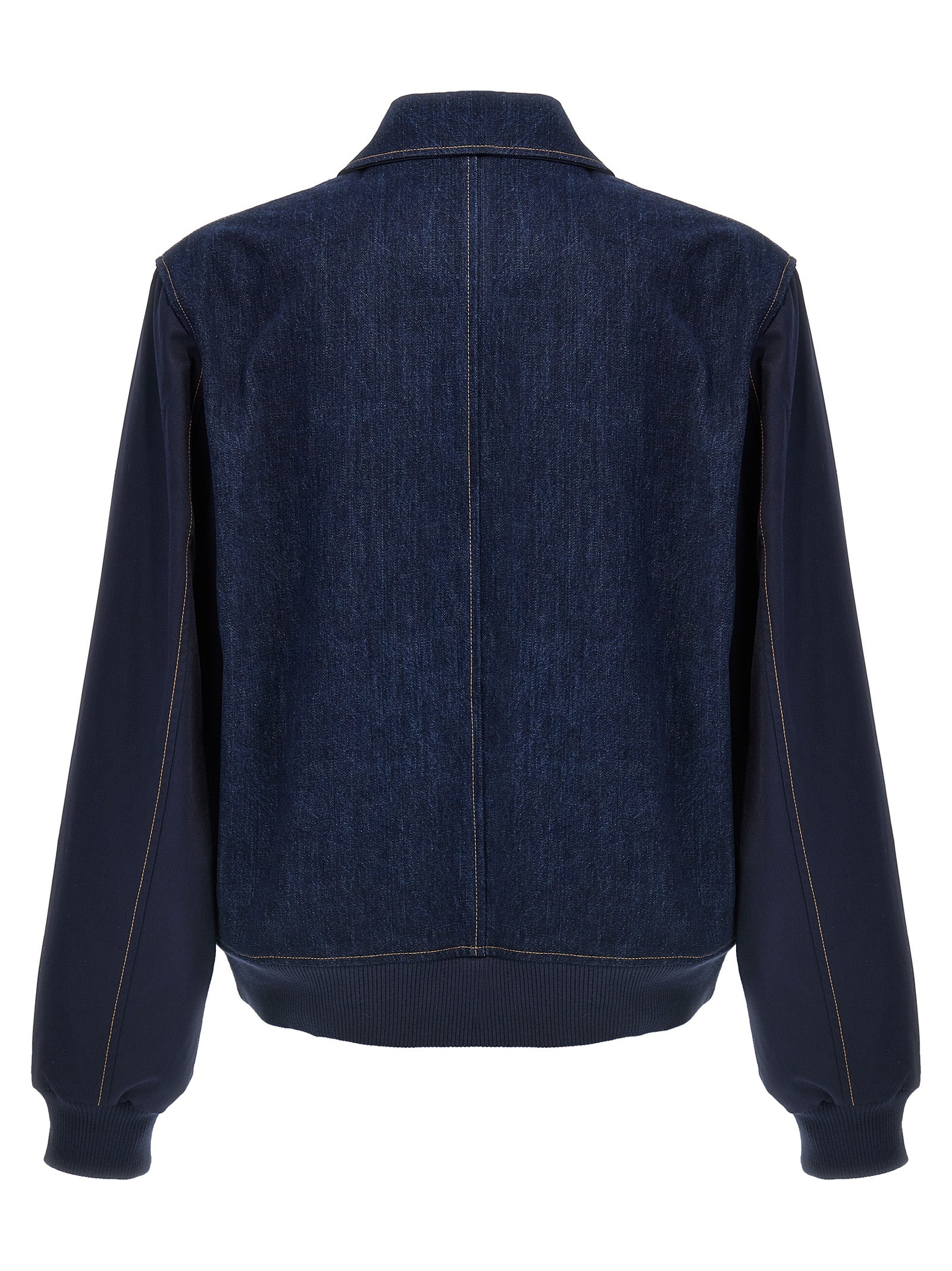 WALES BONNER Blue Cotton Denim Men's Jacket