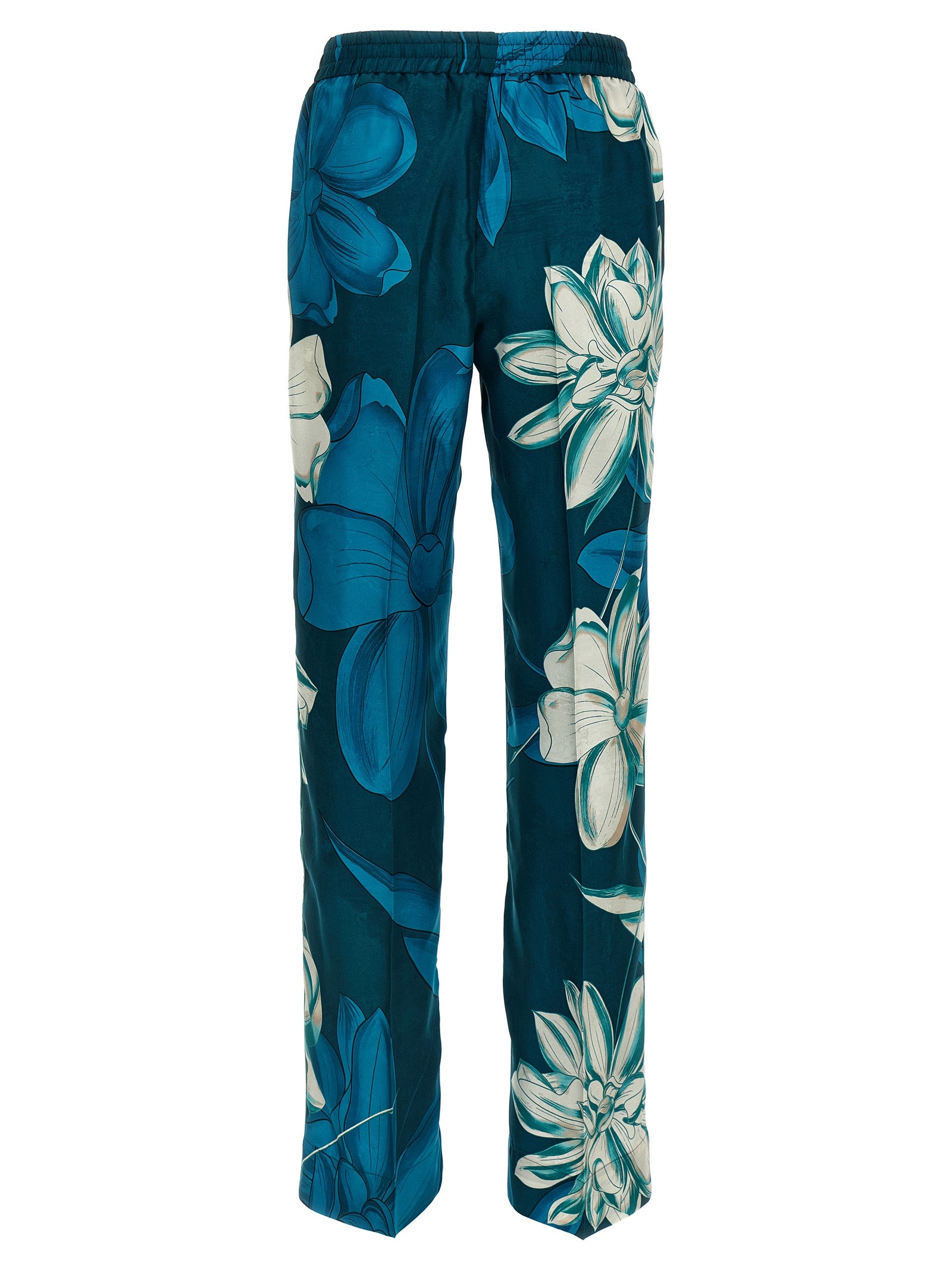 F.R.S. - FOR RESTLESS SLEEPERS Multicolor Silk Casual Women's Pants