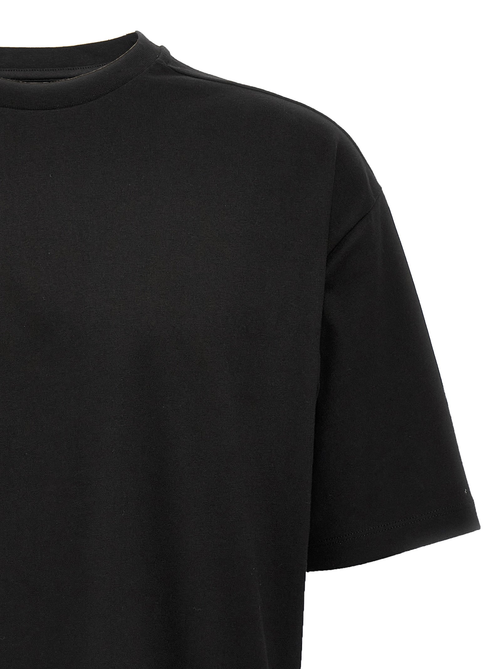 Thom Krom Black Cotton Men's T-Shirt