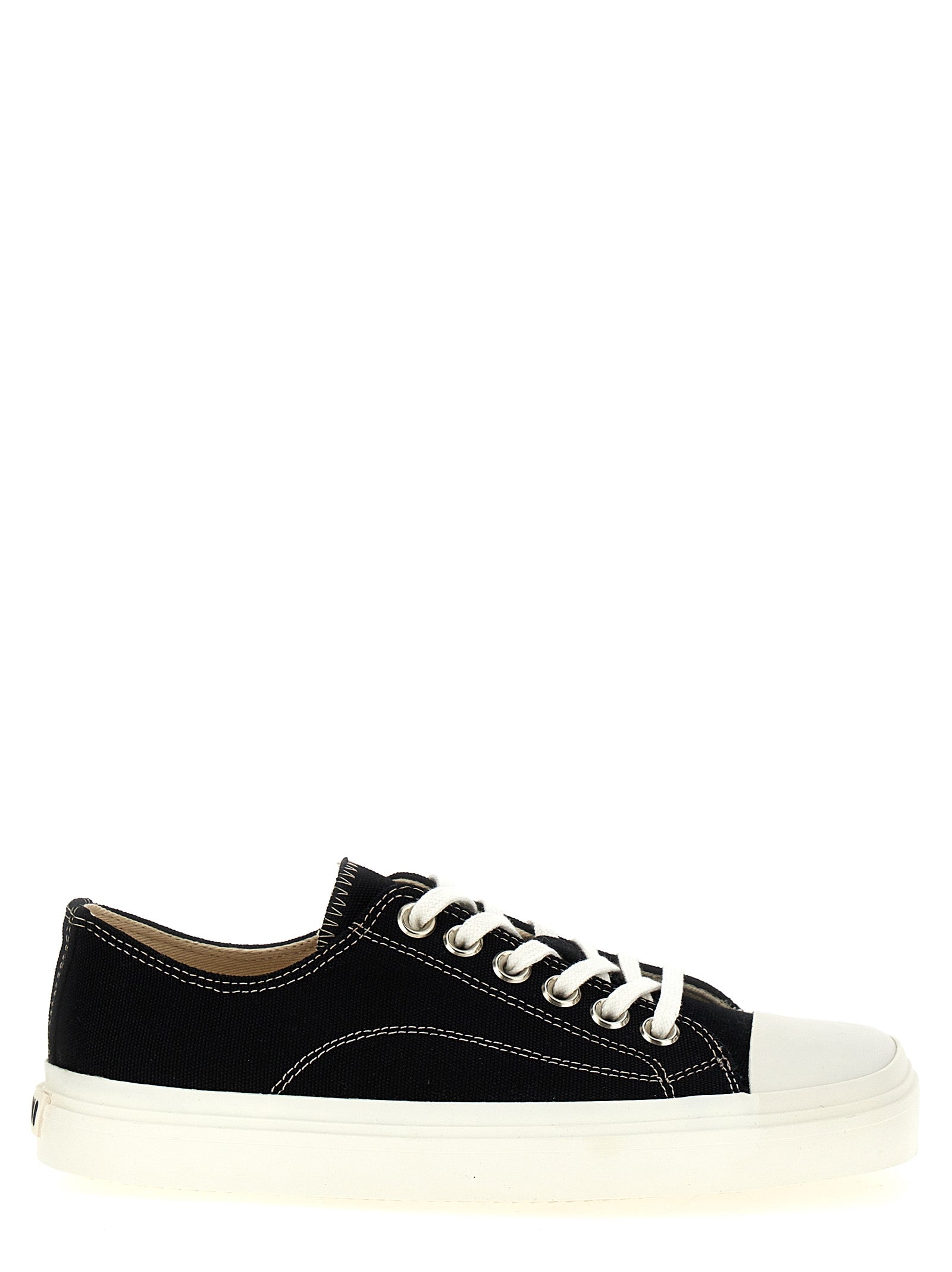 Moschino Black Cotton Low Top Women's Sneakers