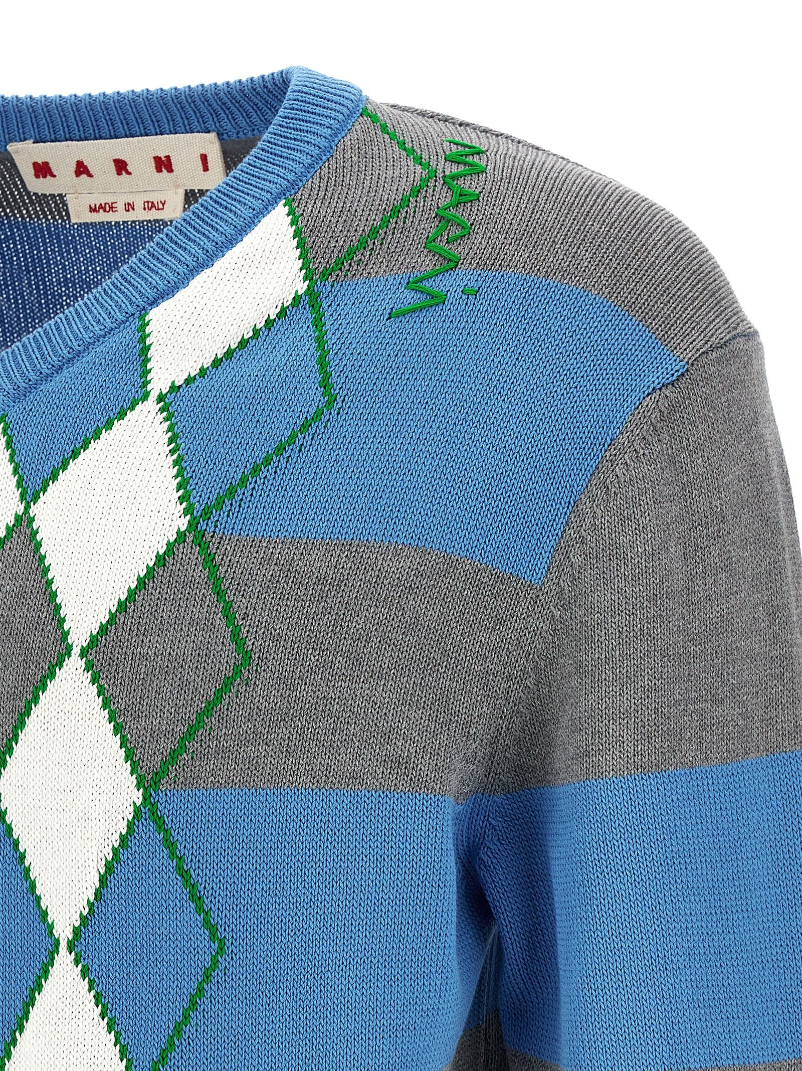 Marni Multicolor Cotton Men's Cardigan