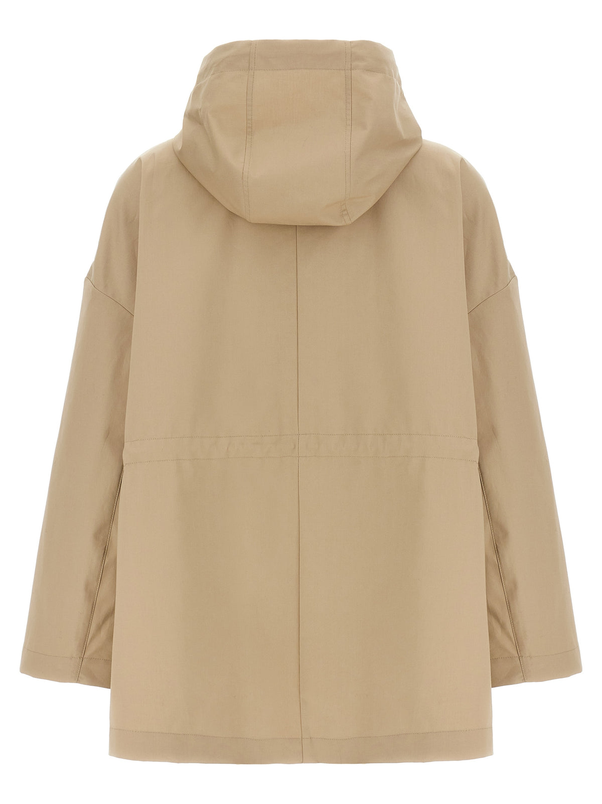 Moncler Beige Cotton Women's Parka