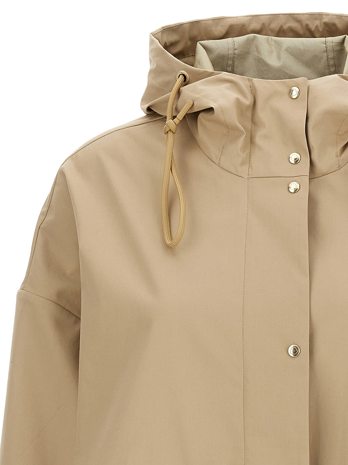 Moncler Beige Cotton Women's Parka