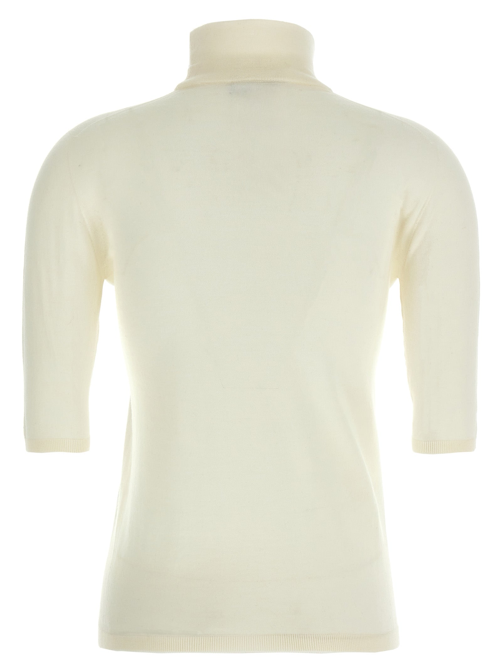 Max Mara White Virgin Wool Women's Cardigan
