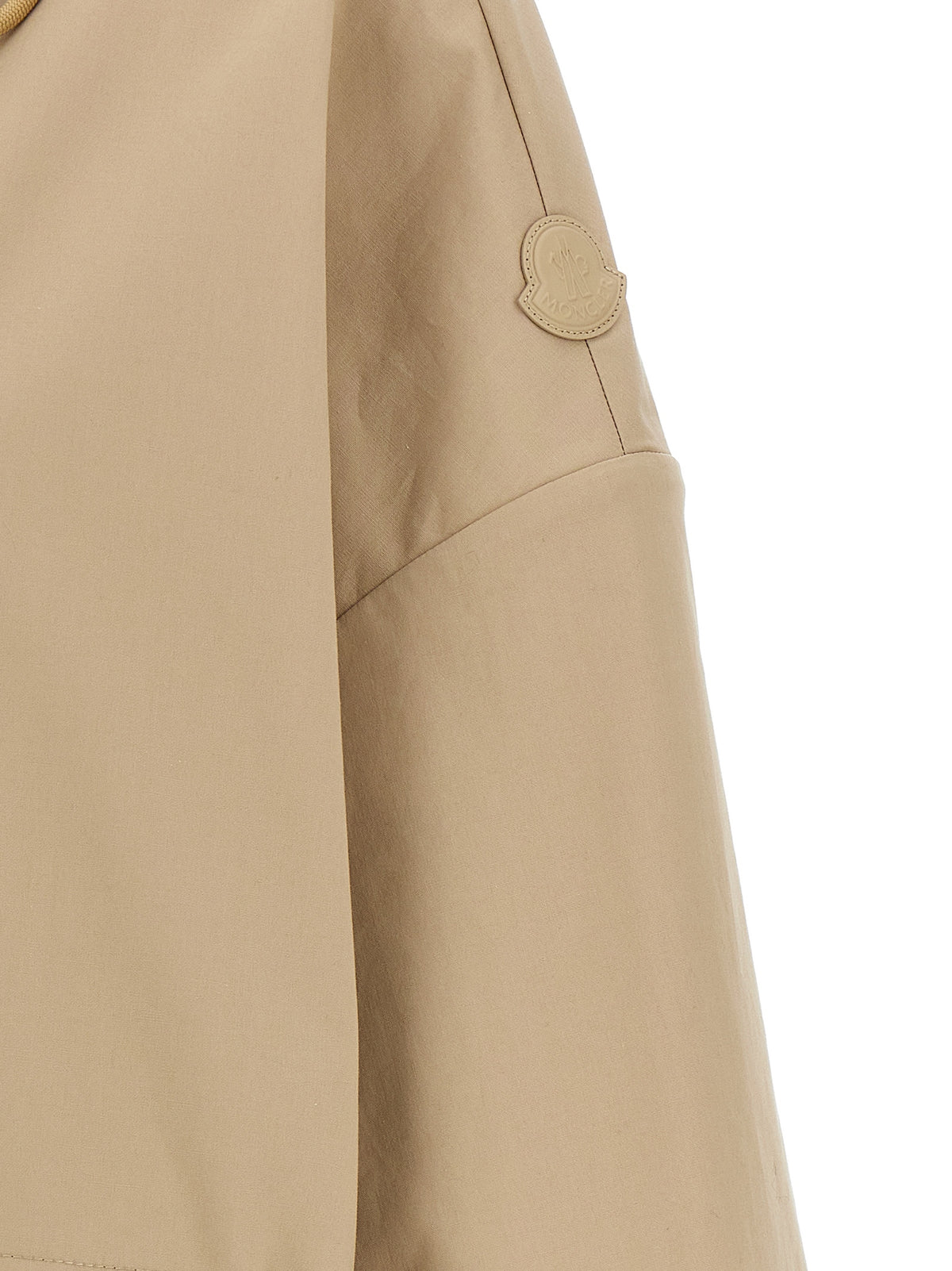 Moncler Beige Cotton Women's Parka