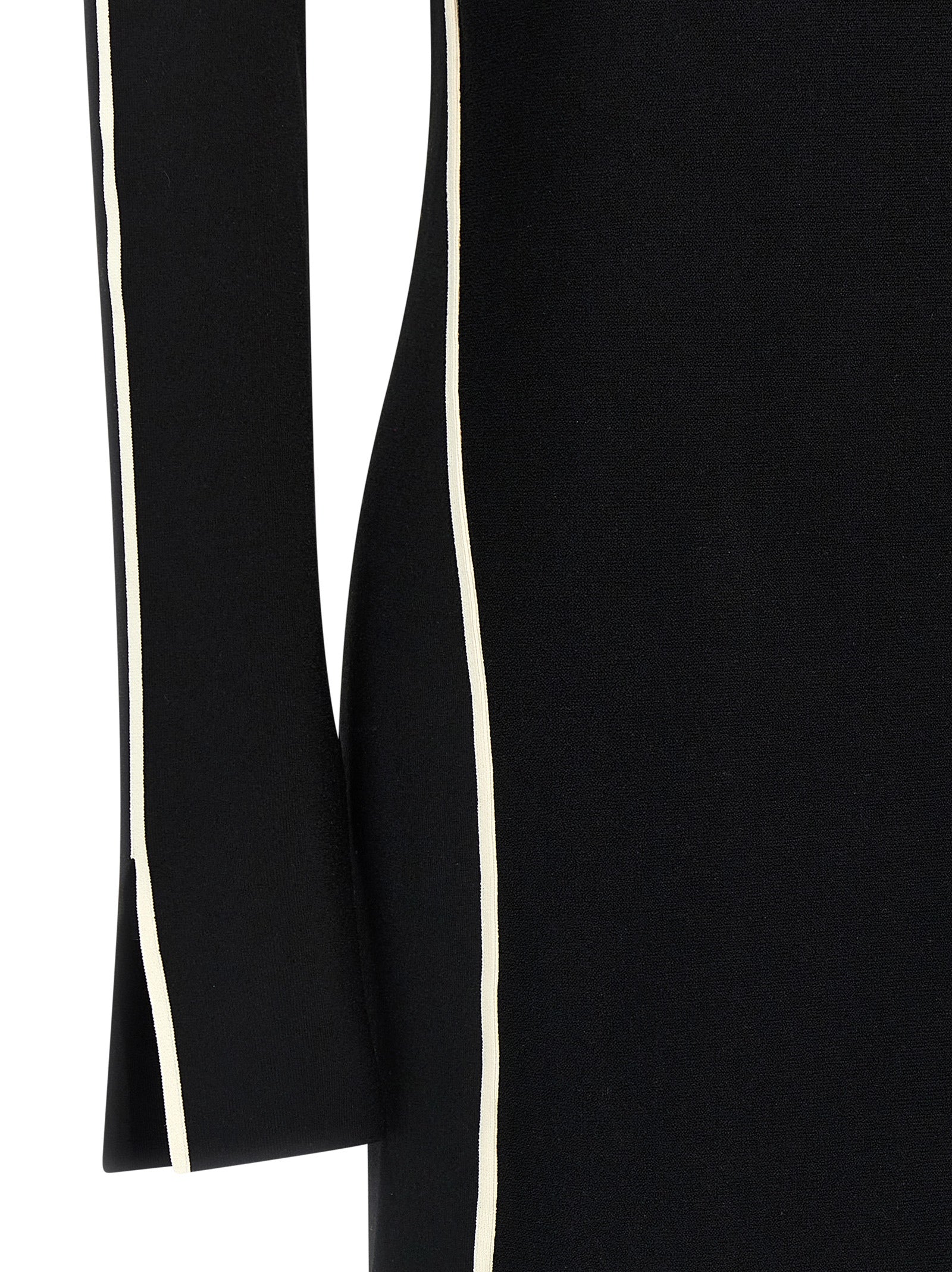 Sportmax Bicolor Viscose Midi Women's Dress