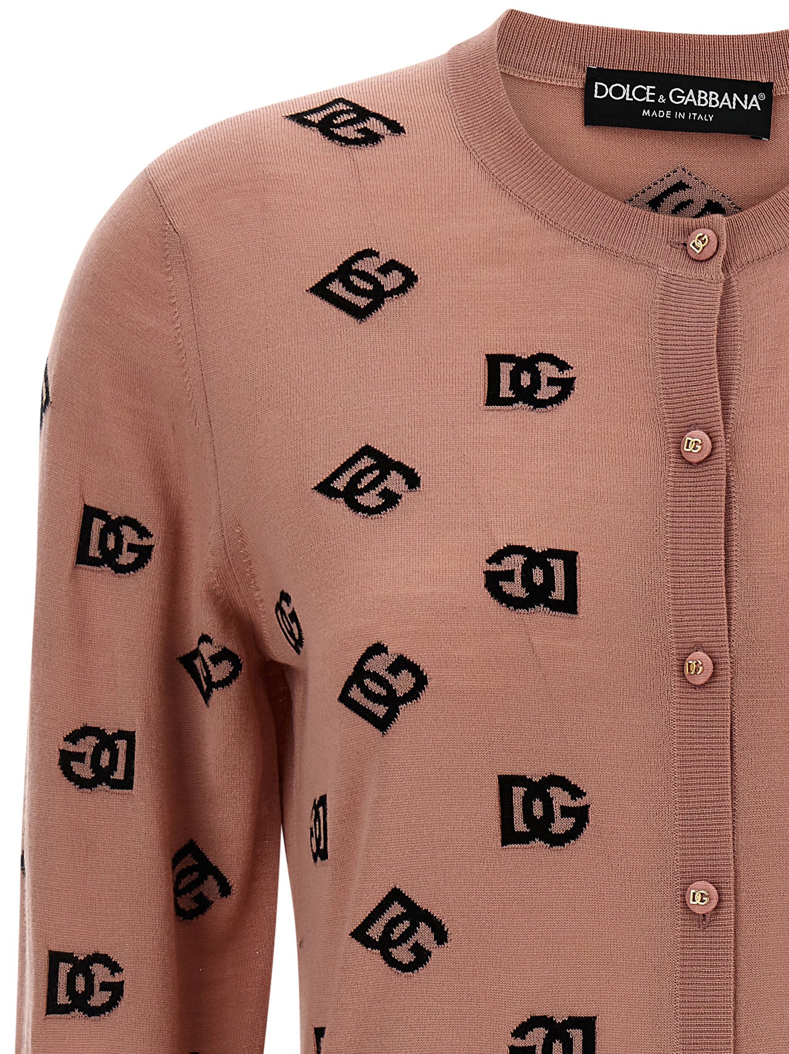 Dolce & Gabbana Multicolor Virgin Wool Women's Cardigan