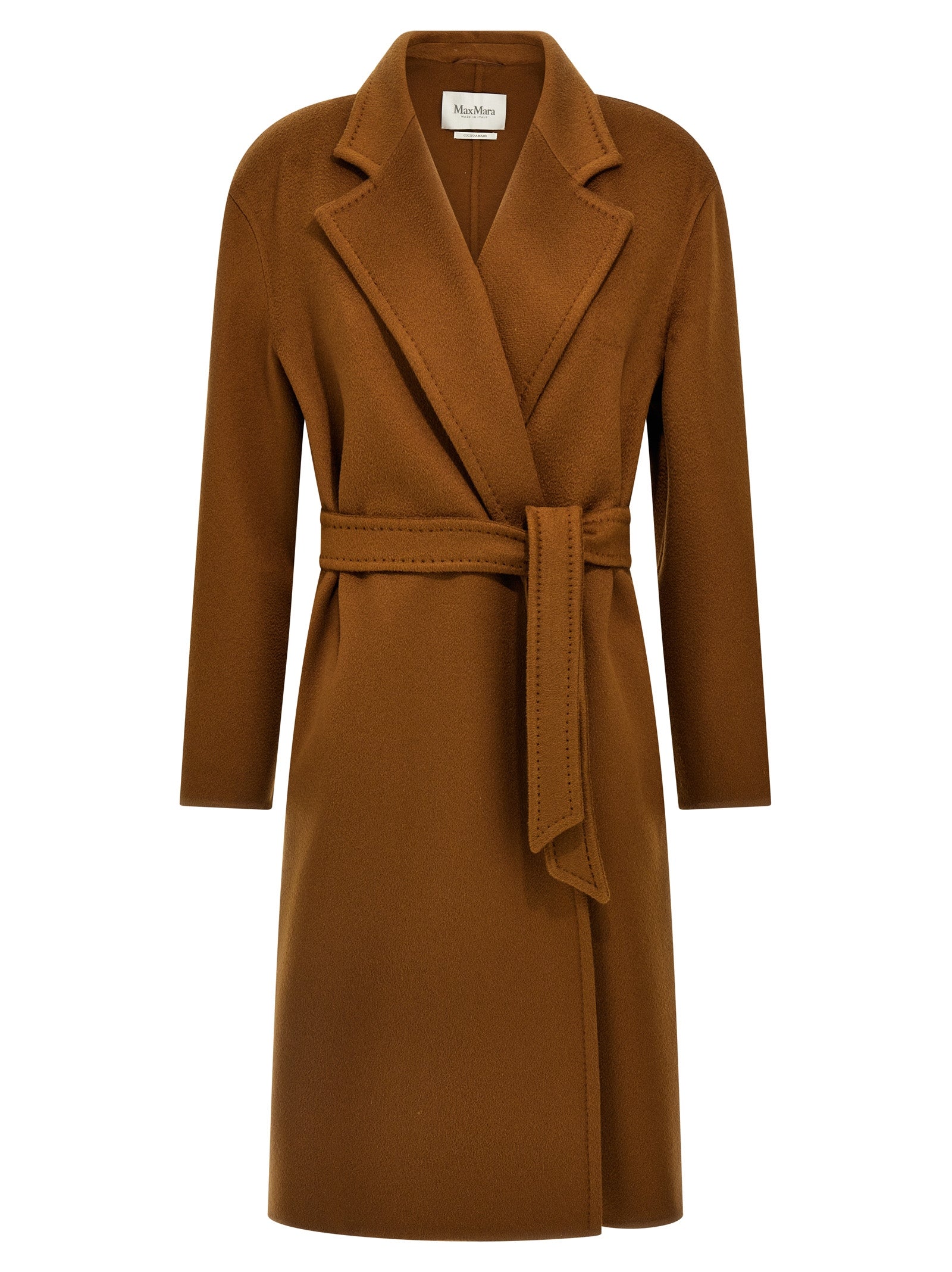 Max Mara Brown Cashmere Women's Coat