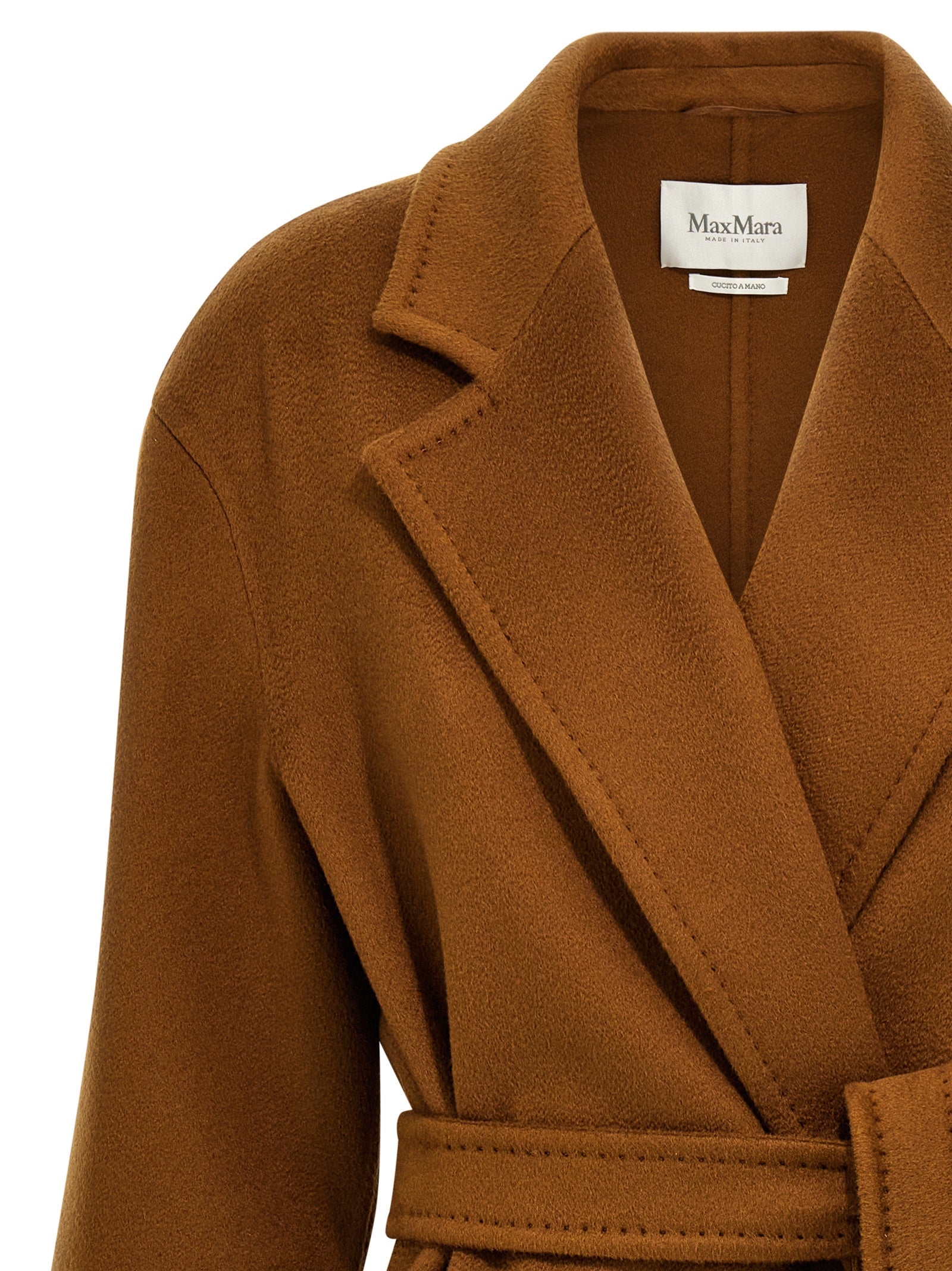 Max Mara Brown Cashmere Women's Coat