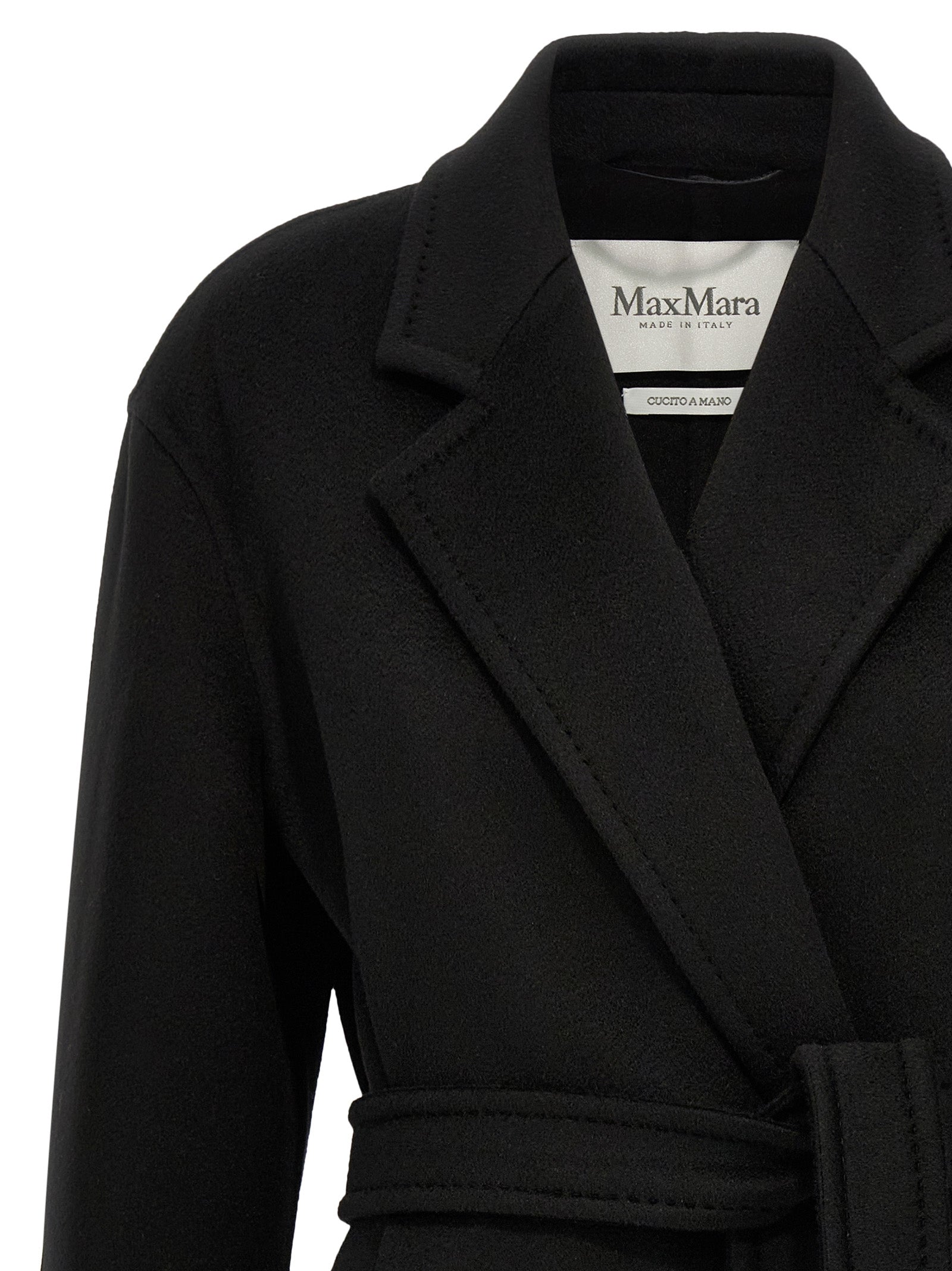Max Mara Black Cashmere Women's Coat