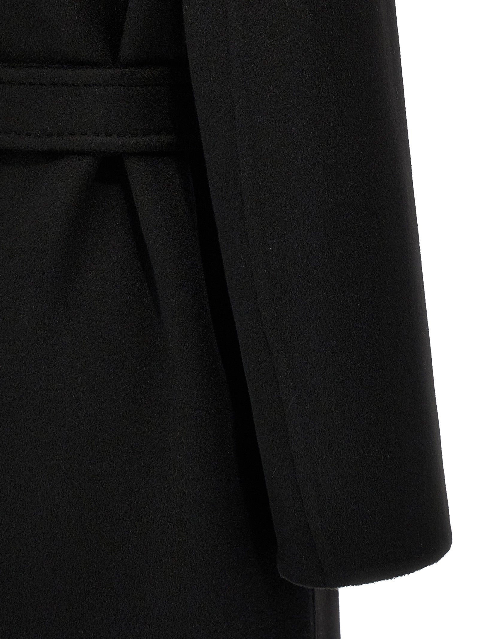 Max Mara Black Cashmere Women's Coat