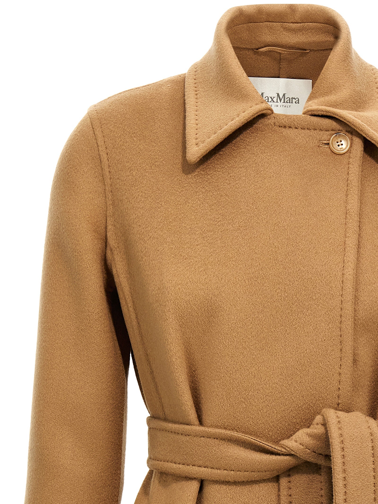 Max Mara Brown Cashmere Women's Coat