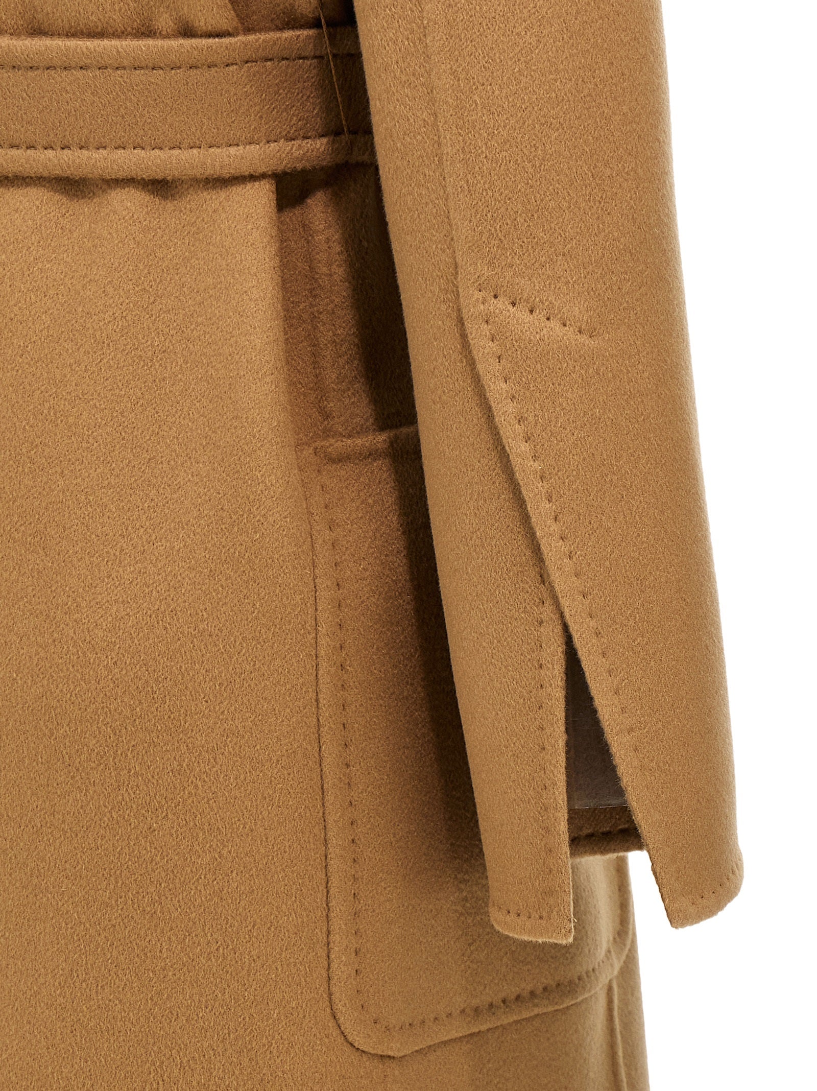 Max Mara Brown Cashmere Women's Coat