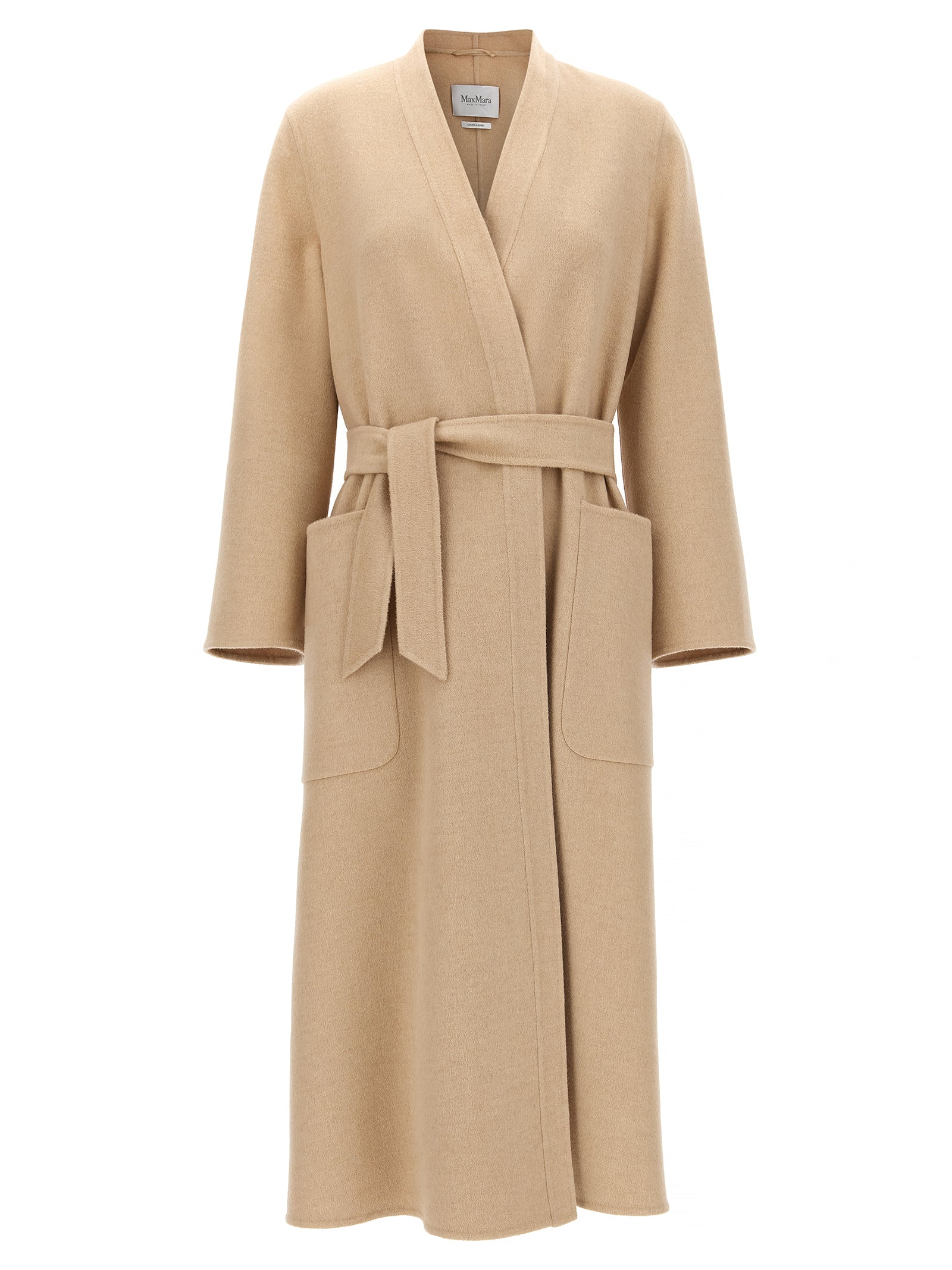 Max Mara Beige Wool Women's Coat