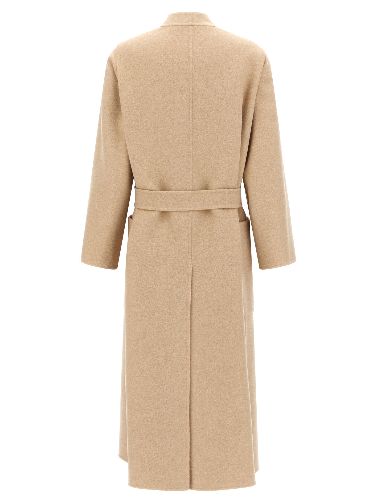 Max Mara Beige Wool Women's Coat