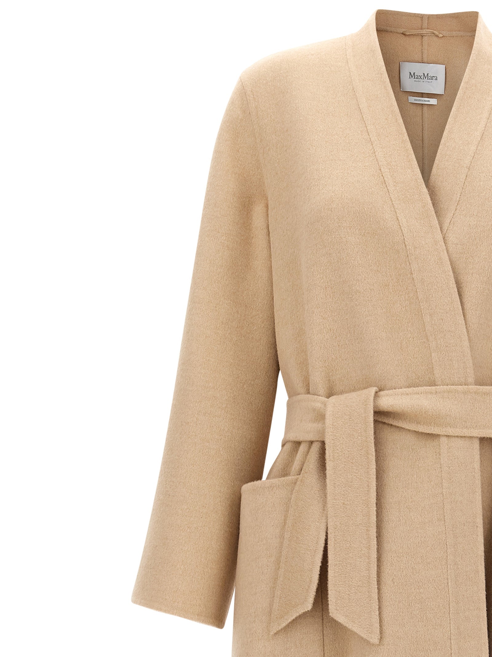 Max Mara Beige Wool Women's Coat