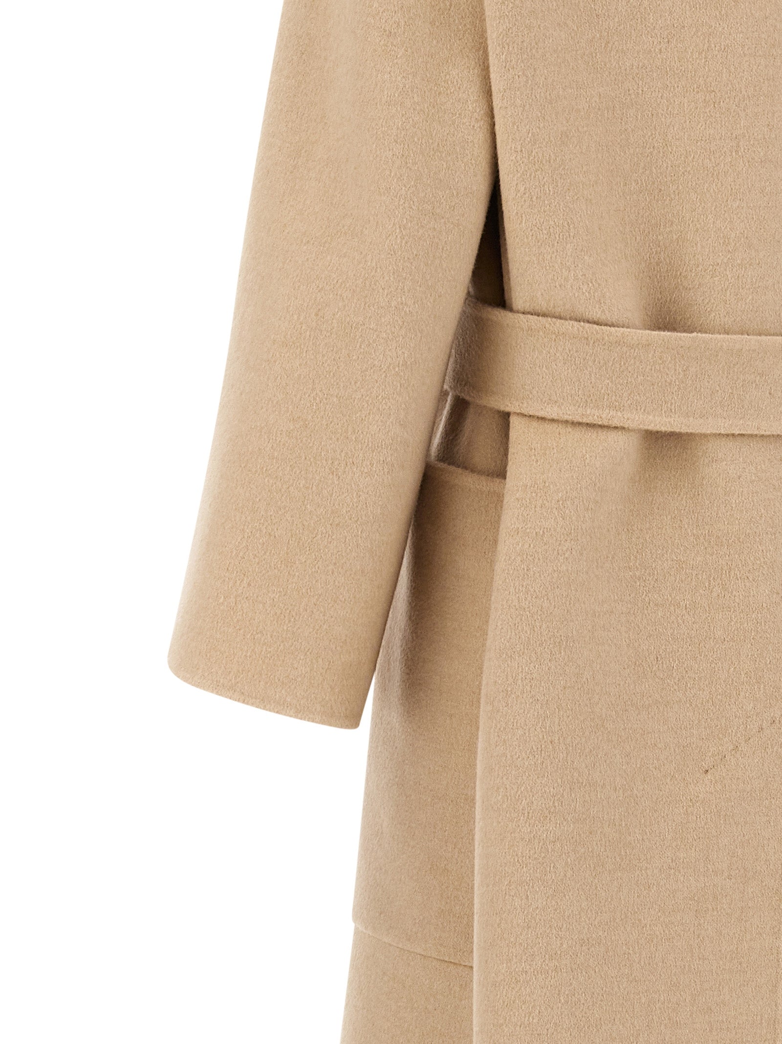 Max Mara Beige Wool Women's Coat