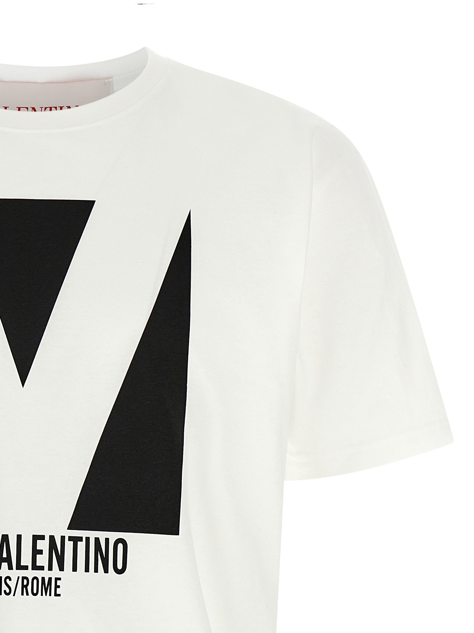 Valentino Garavani Bicolor Cotton Men's T-Shirt