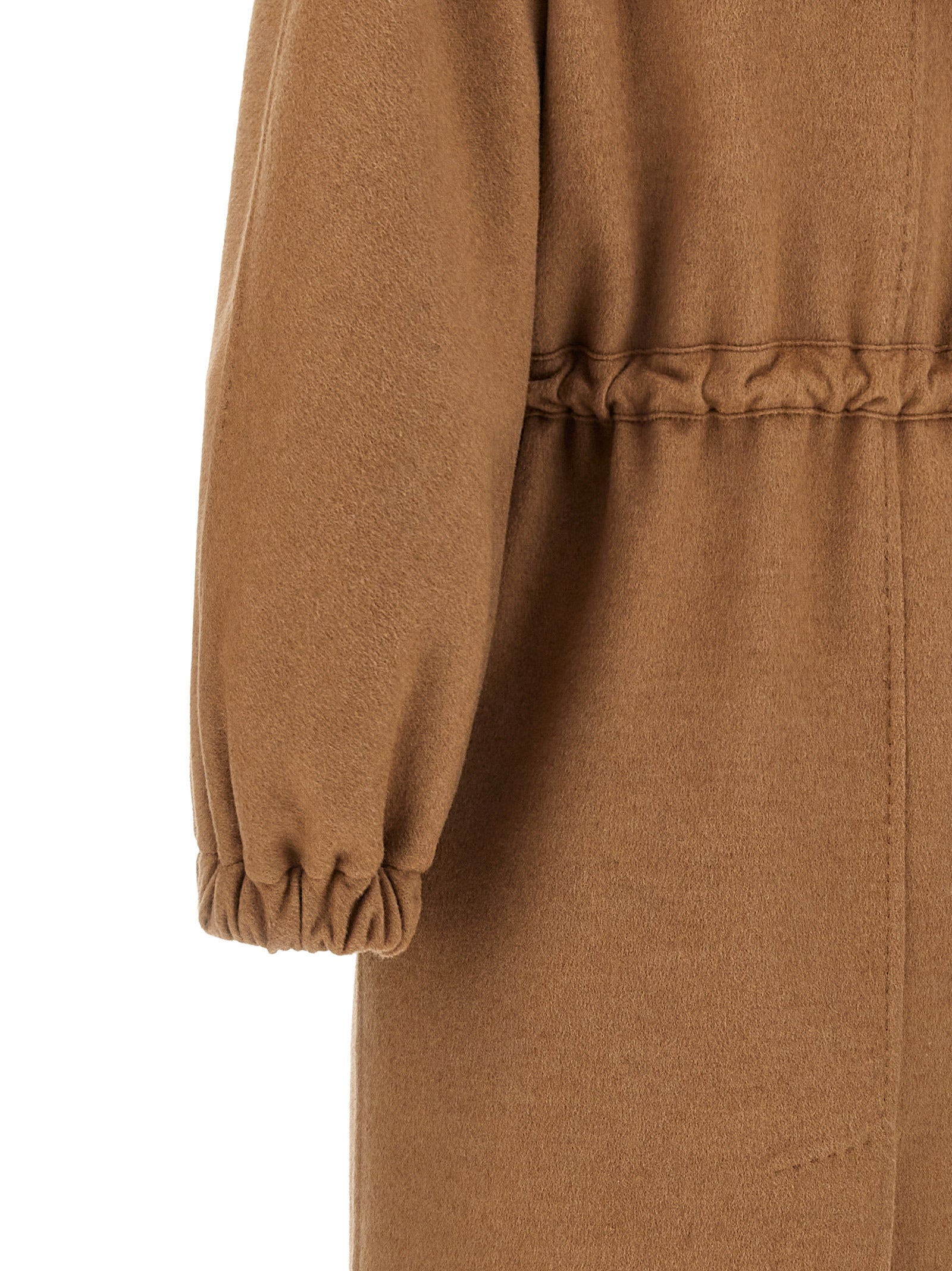 Max Mara Brown Wool Women's Coat