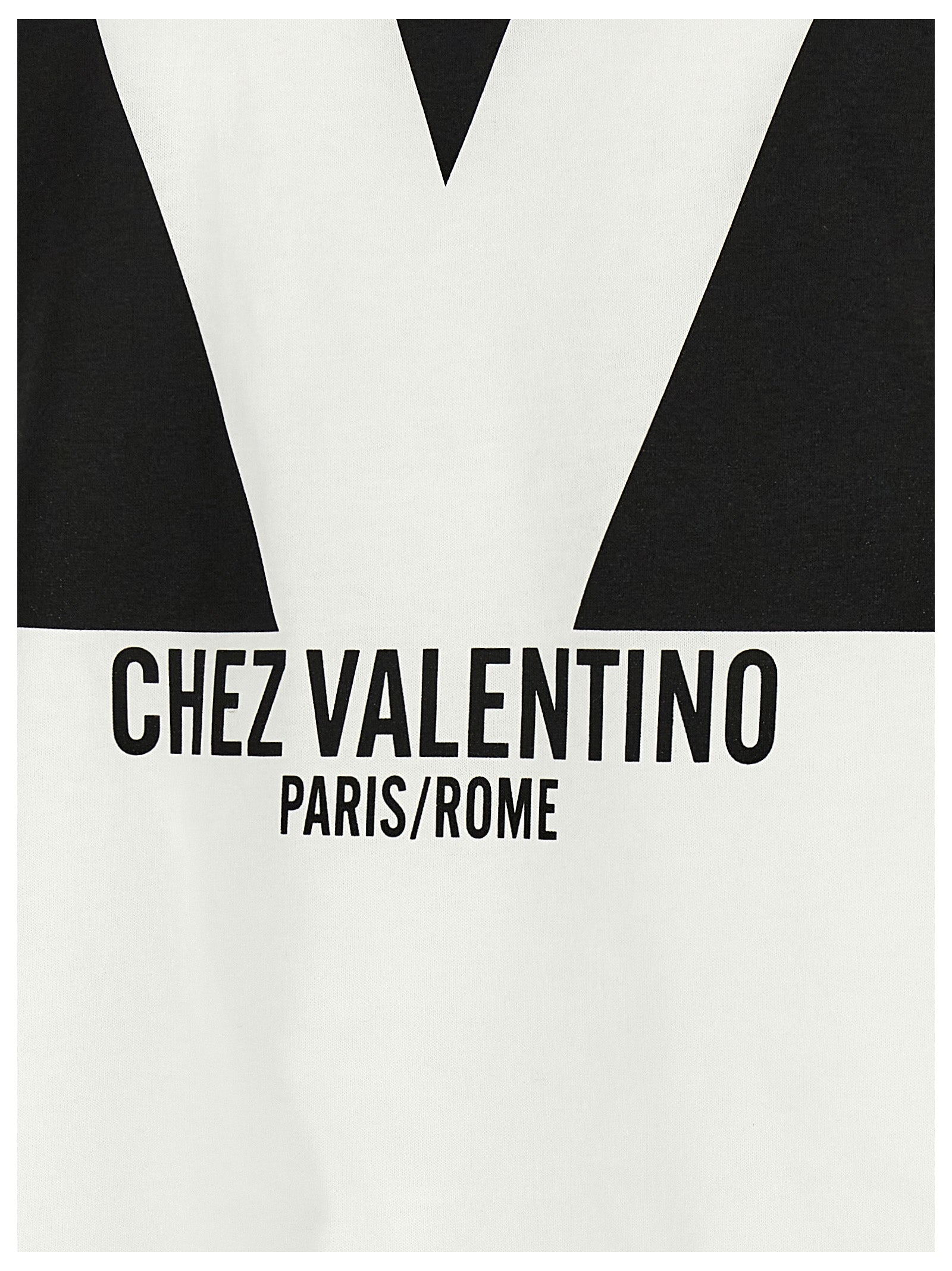 Valentino Garavani Bicolor Cotton Men's T-Shirt