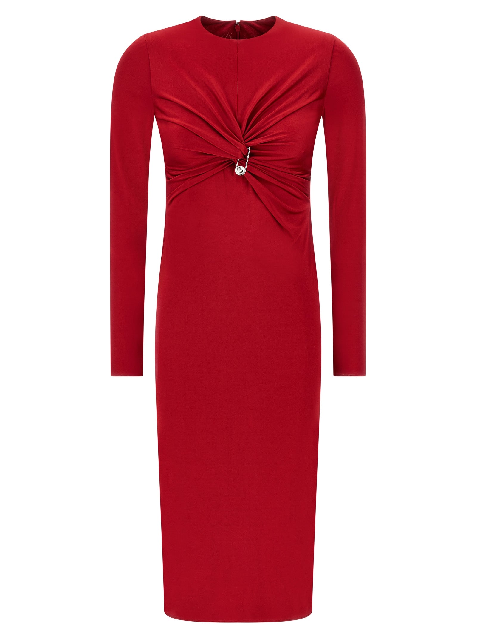 Versace Multicolor Viscose Midi Women's Dress