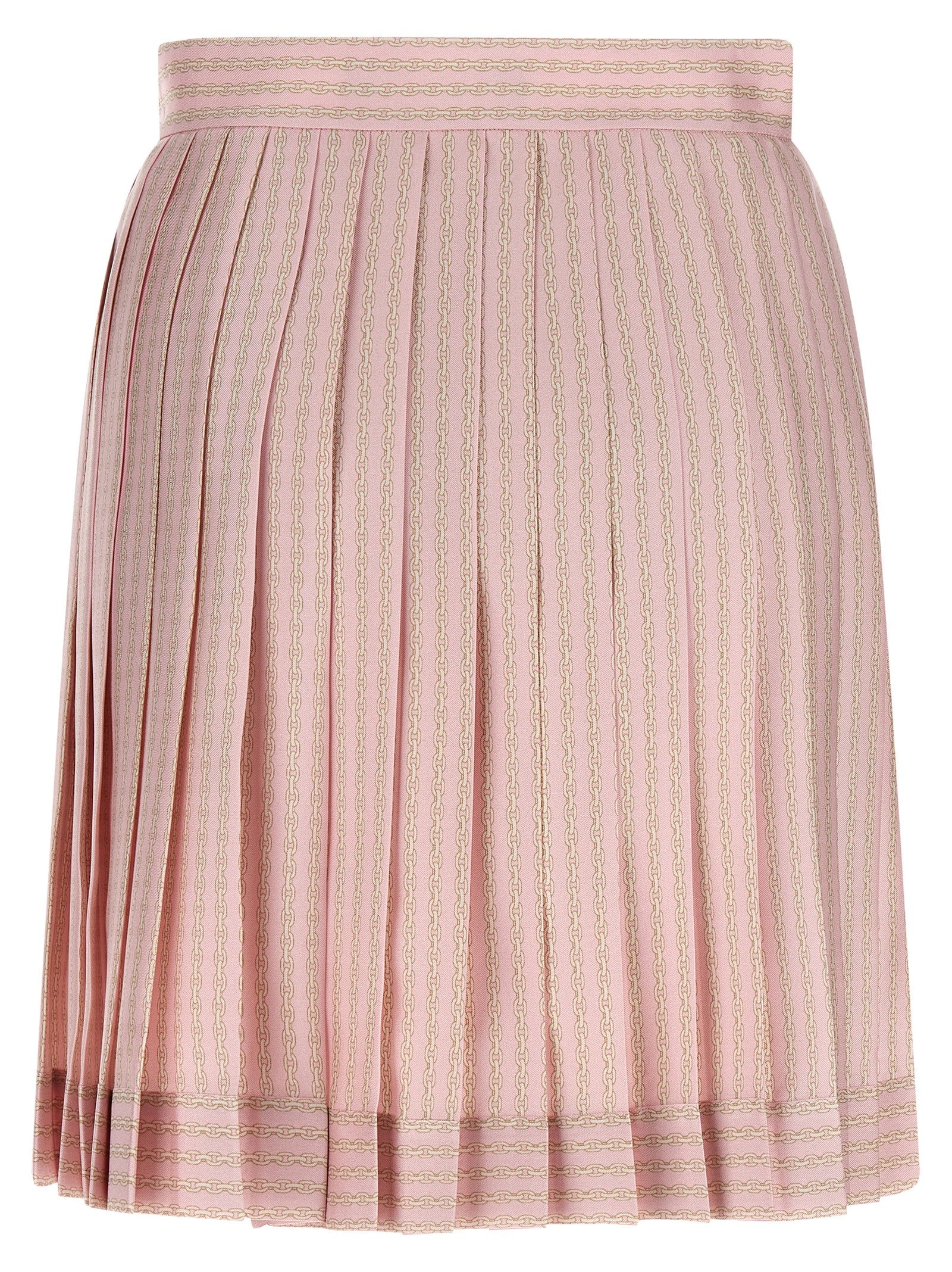 Versace Multicolor Silk Long Women's Skirt