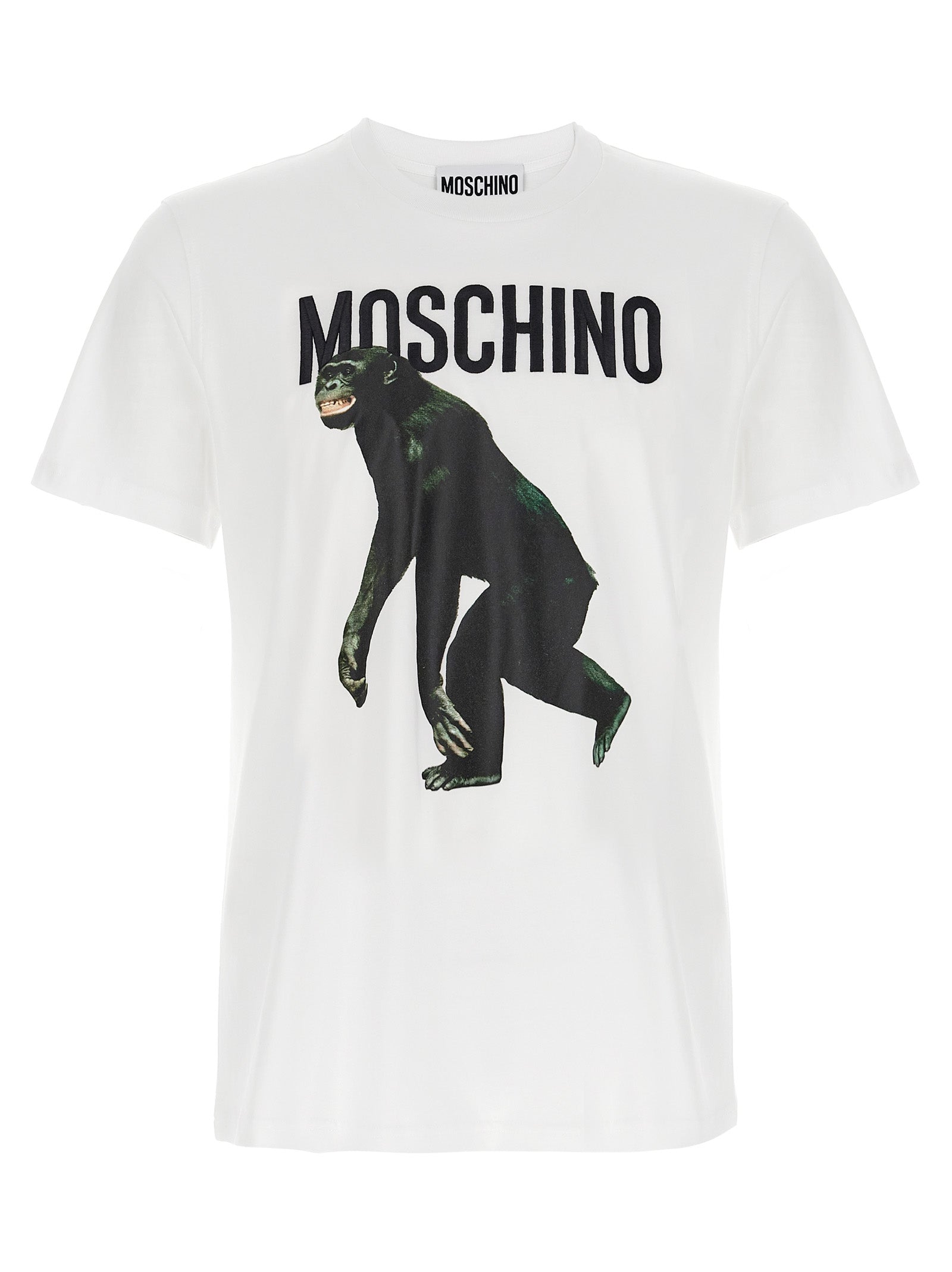 Moschino White Cotton Men's T-Shirt