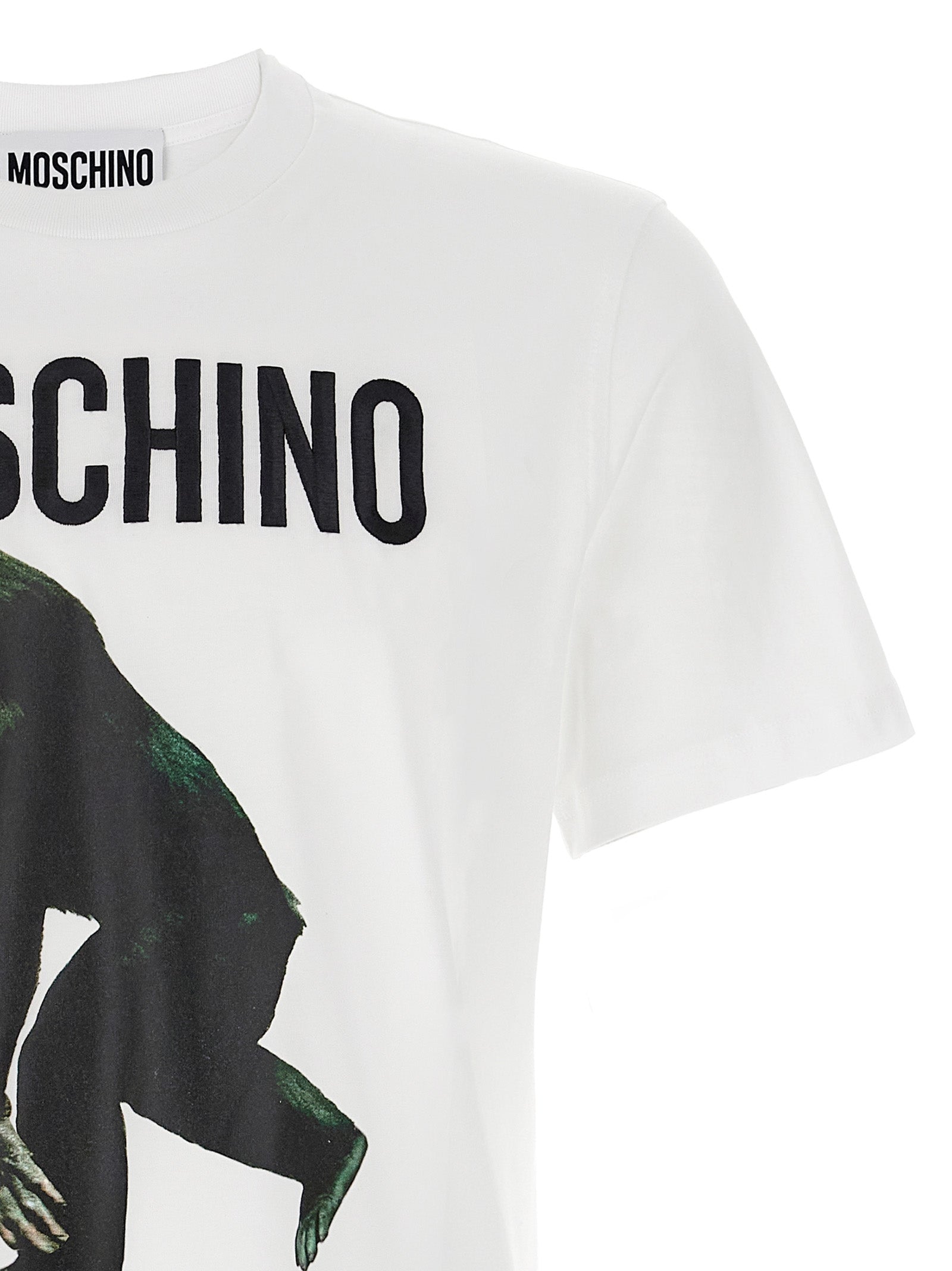 Moschino White Cotton Men's T-Shirt