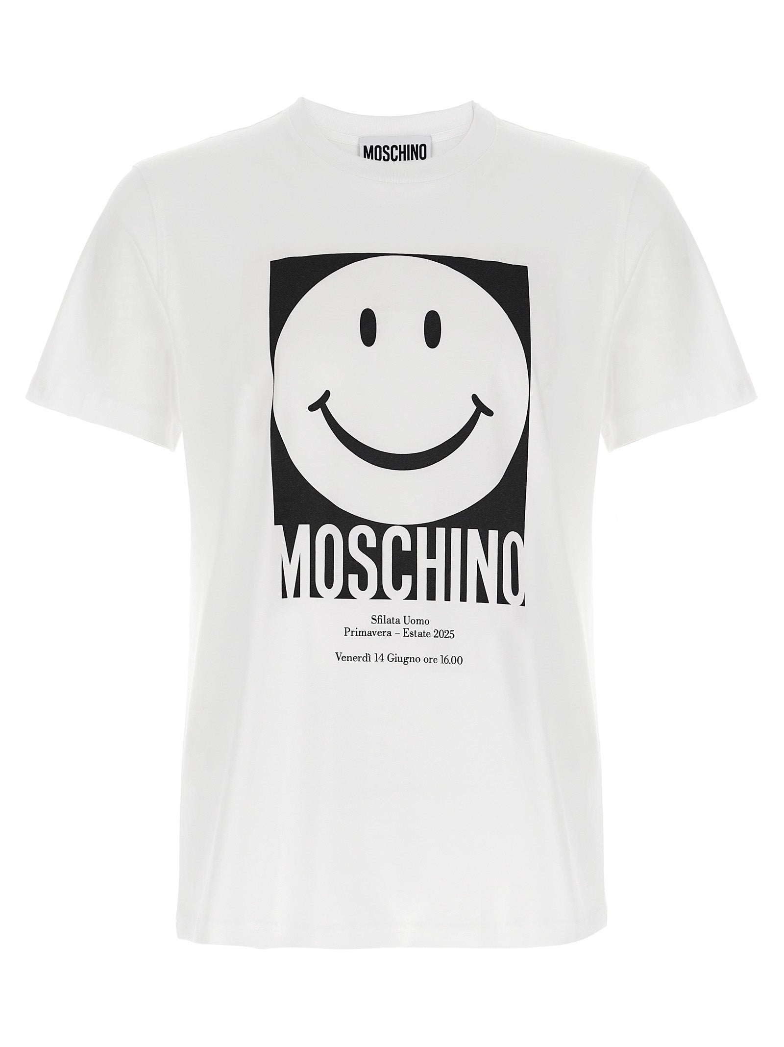 Moschino White Cotton Men's T-Shirt