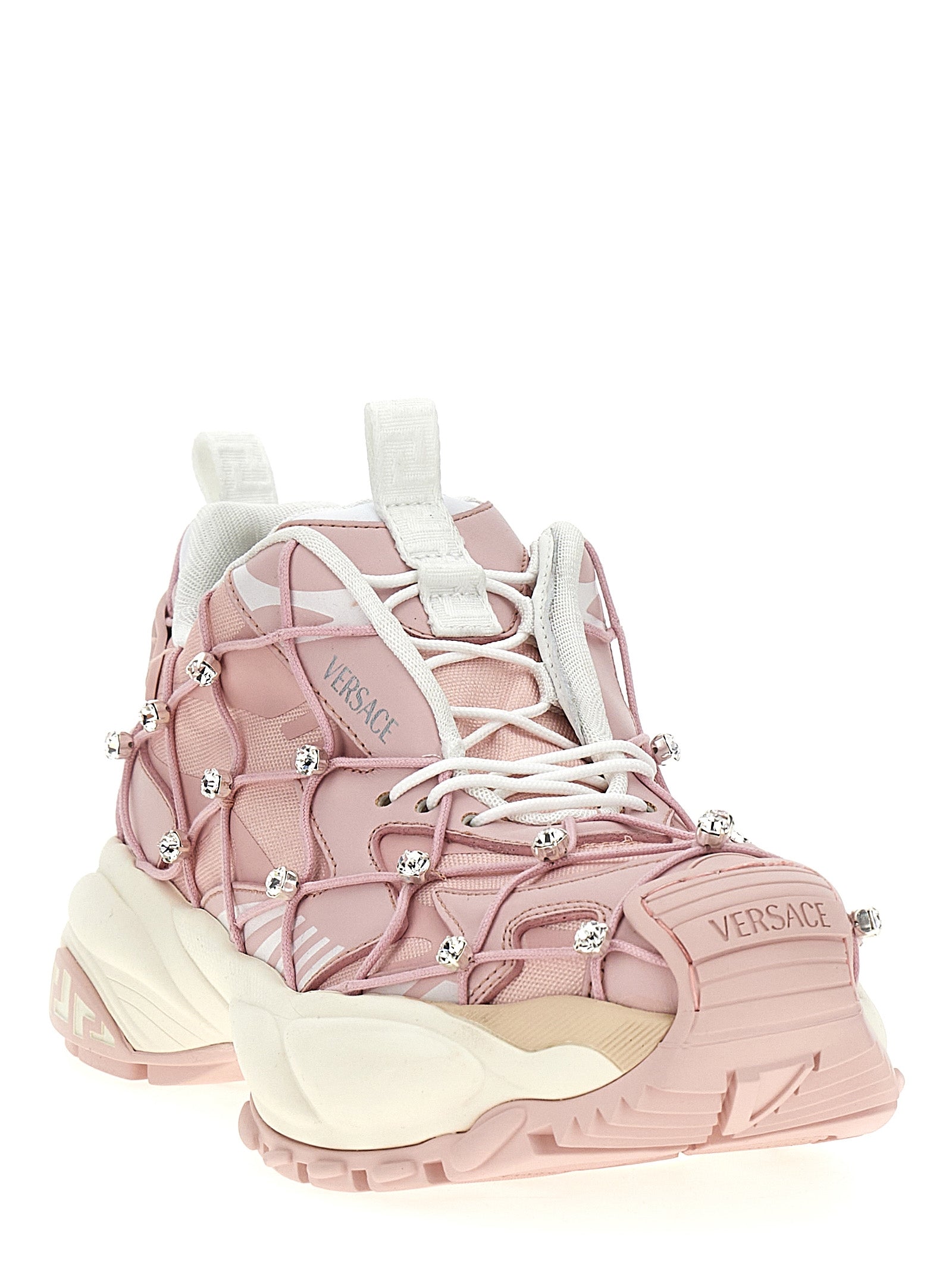 Versace Multicolor Polyester Athletic Women's Sneakers