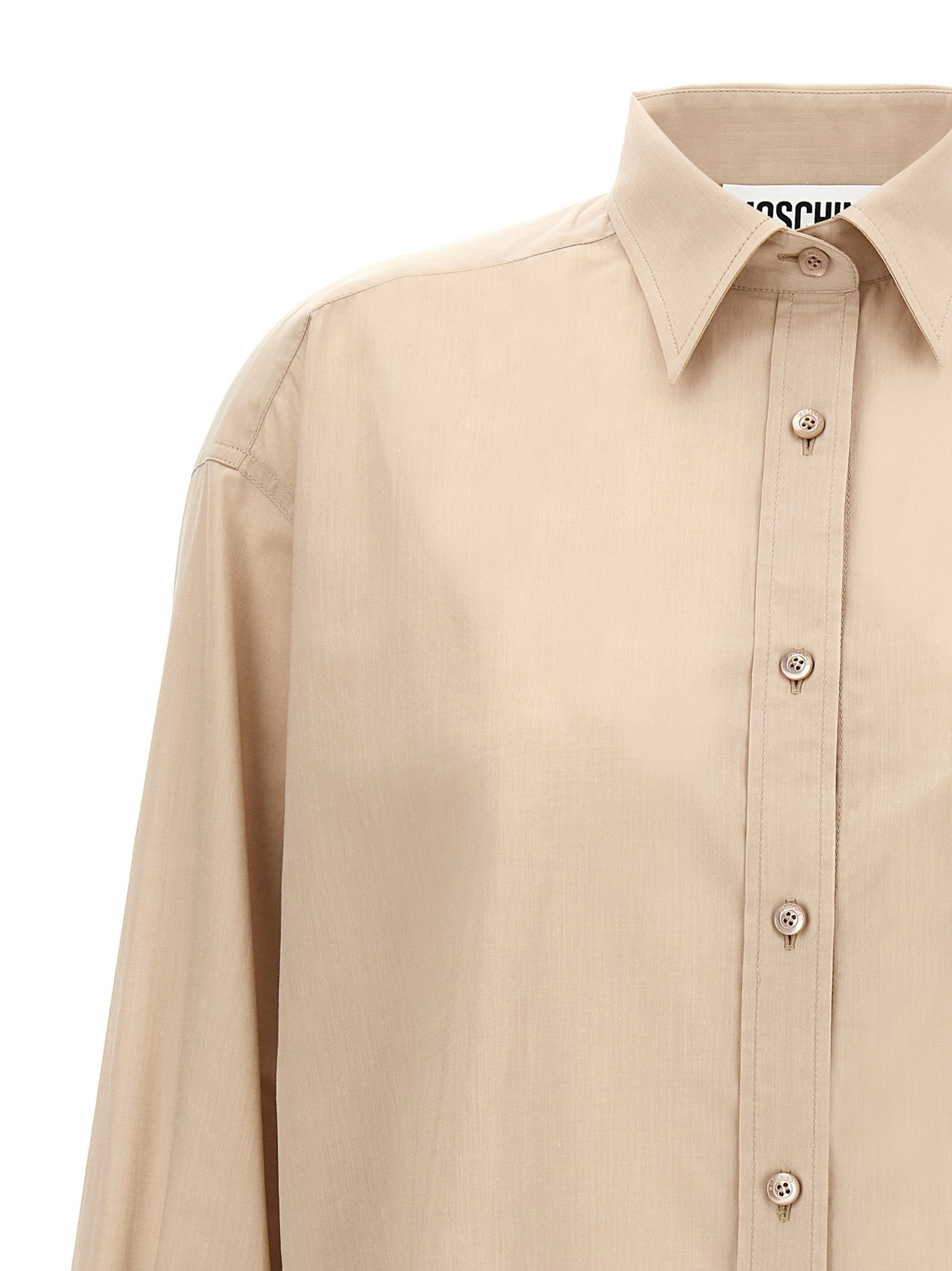 Moschino Beige Cotton Women's Blouse