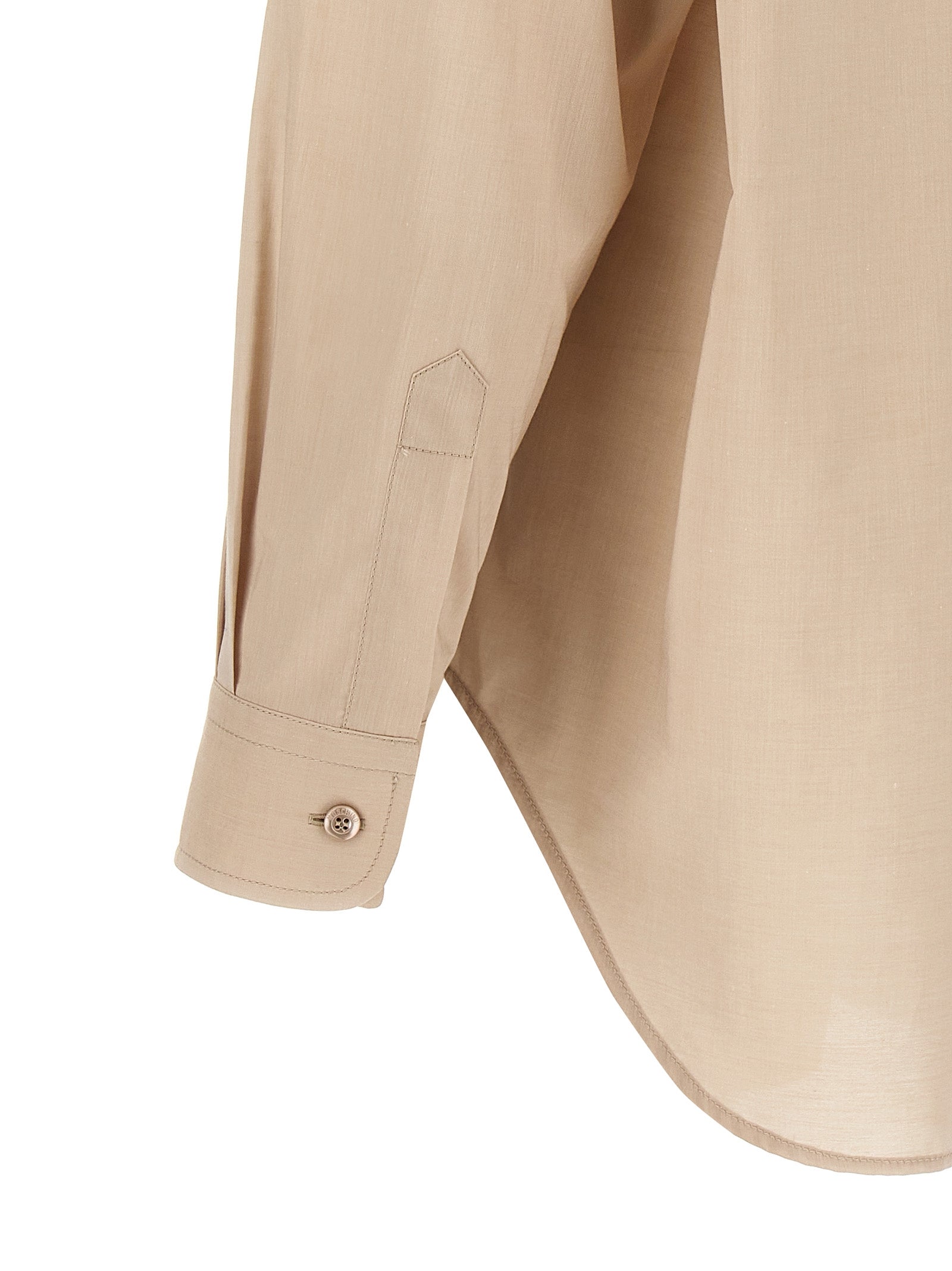 Moschino Beige Cotton Women's Blouse