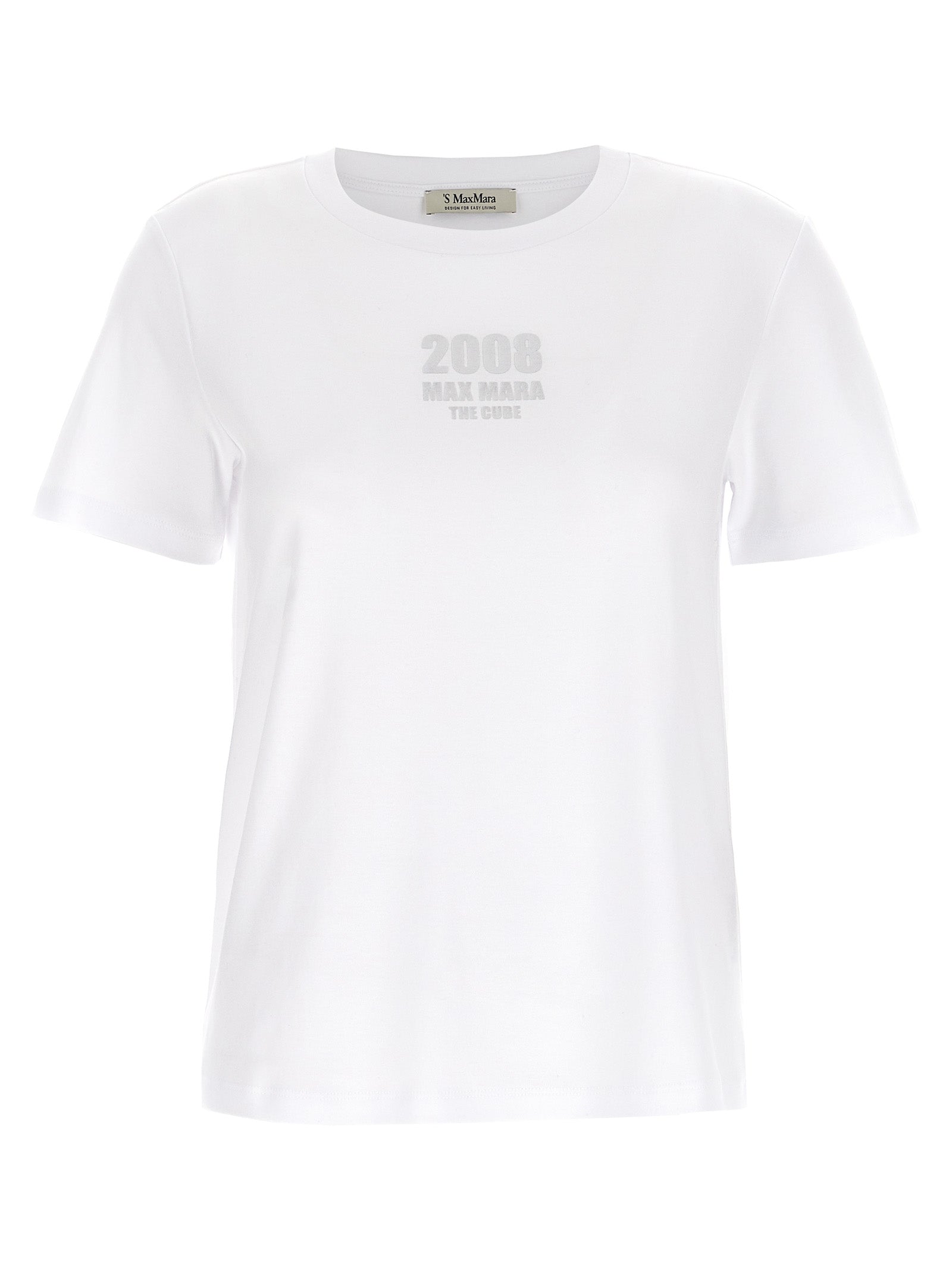 'S Max Mara White Cotton Women's T-Shirt