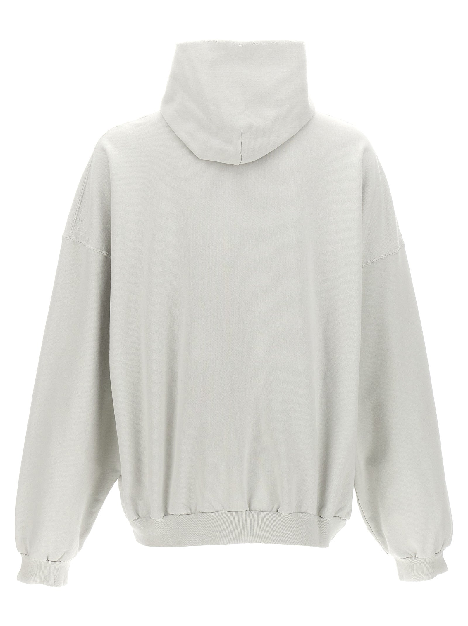 Balenciaga White Cotton Women's Sweatshirt