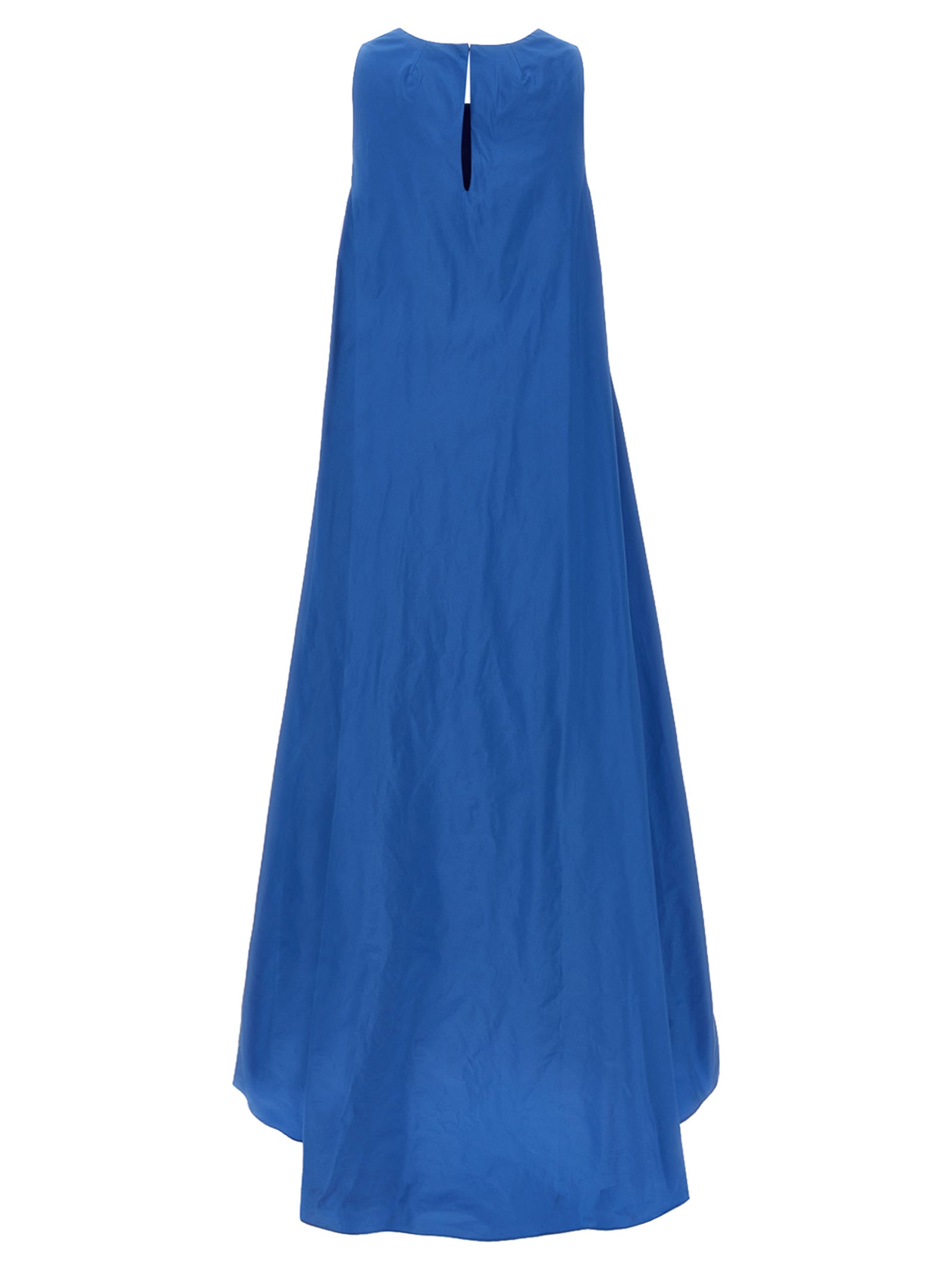 P.A.R.O.S.H. Blue Polyester Long Women's Dress