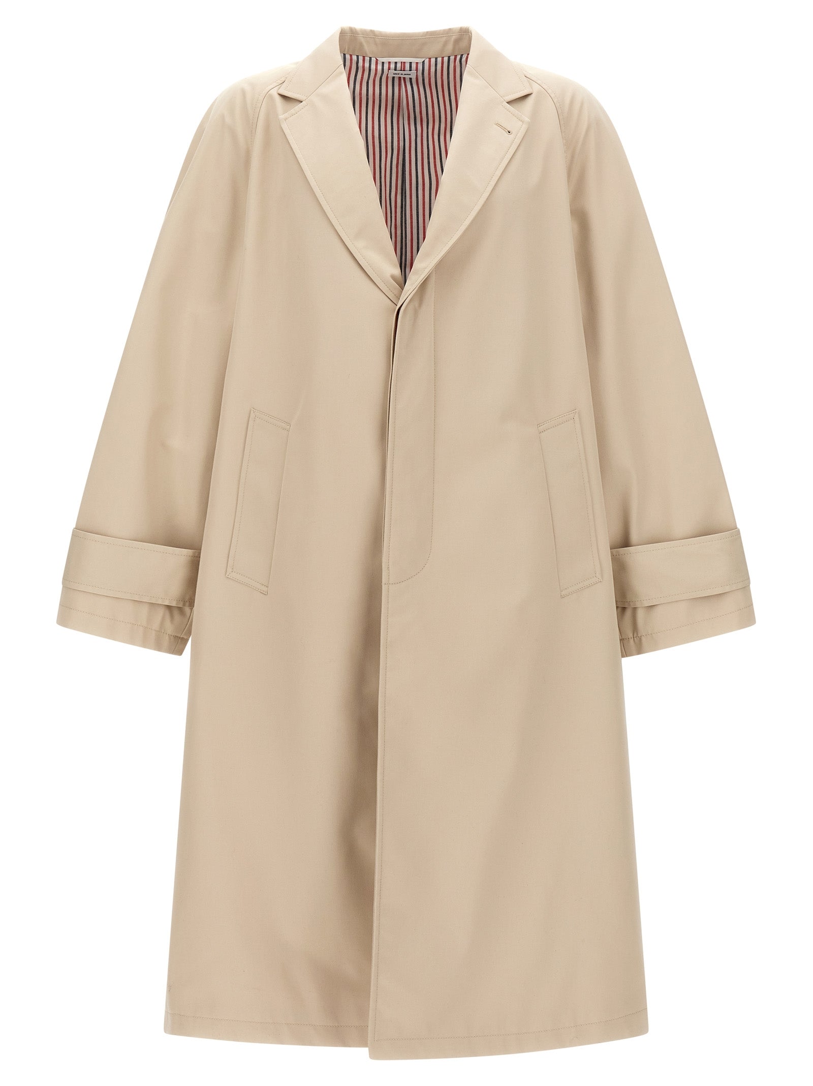 Thom Browne Beige Polyester Men's Coat