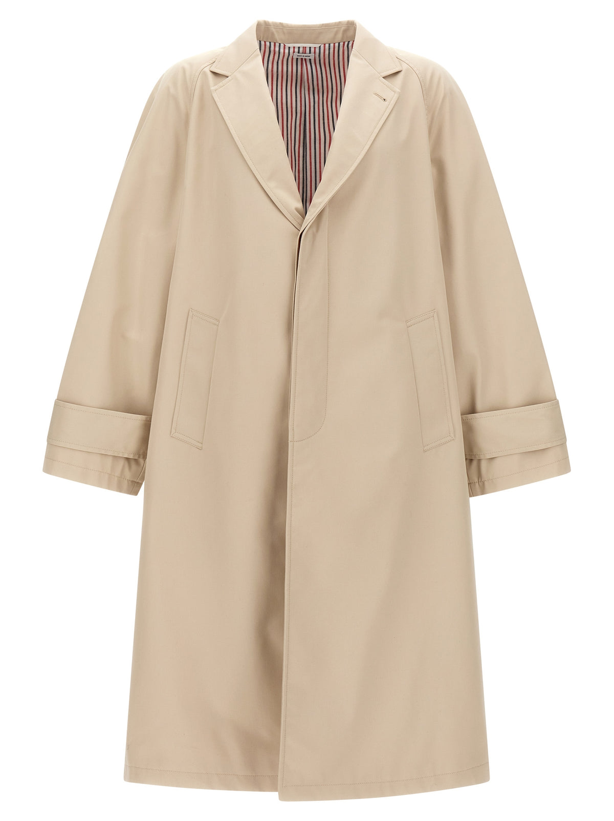 Thom Browne Beige Polyester Men's Coat