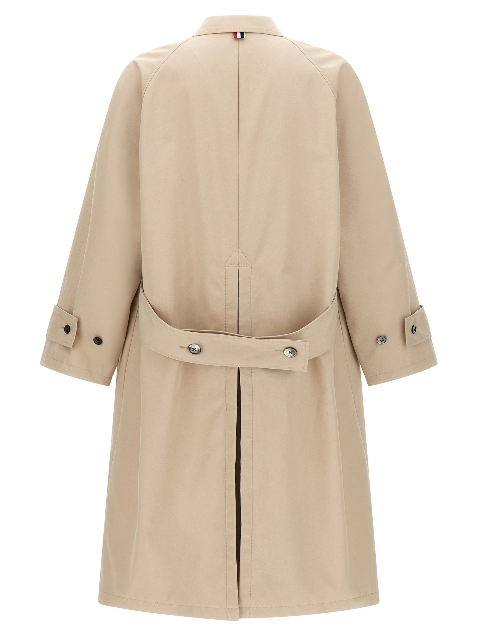 Thom Browne Beige Polyester Men's Coat