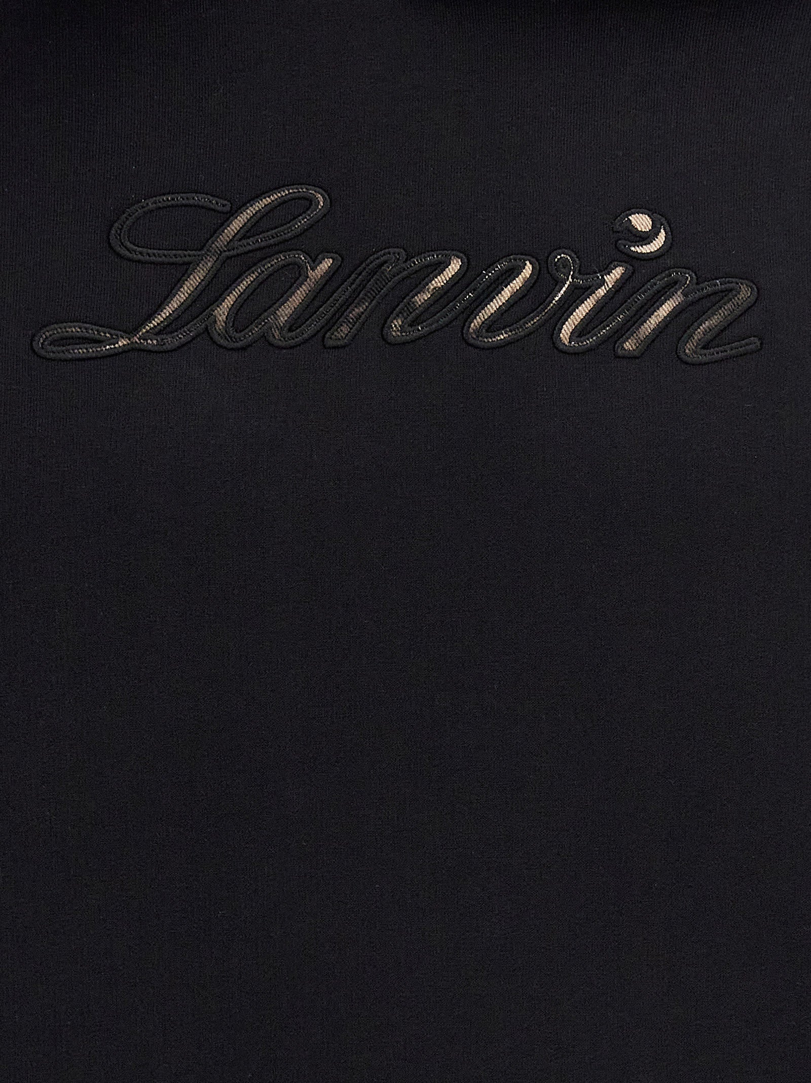 Lanvin Black Cotton Men's Sweatshirt
