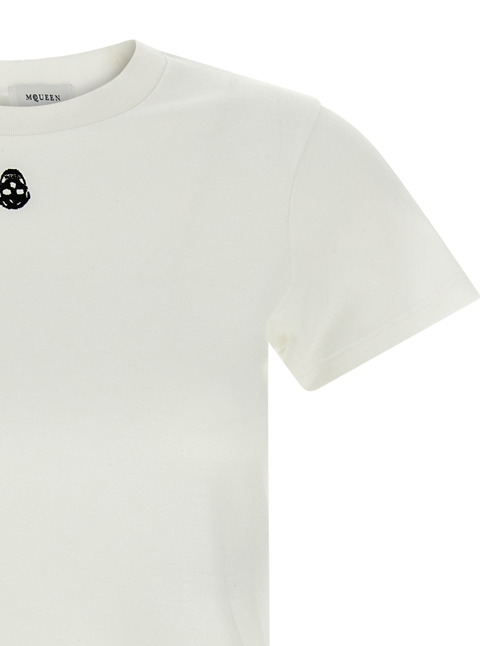 Alexander McQueen White Cotton Women's T-Shirt