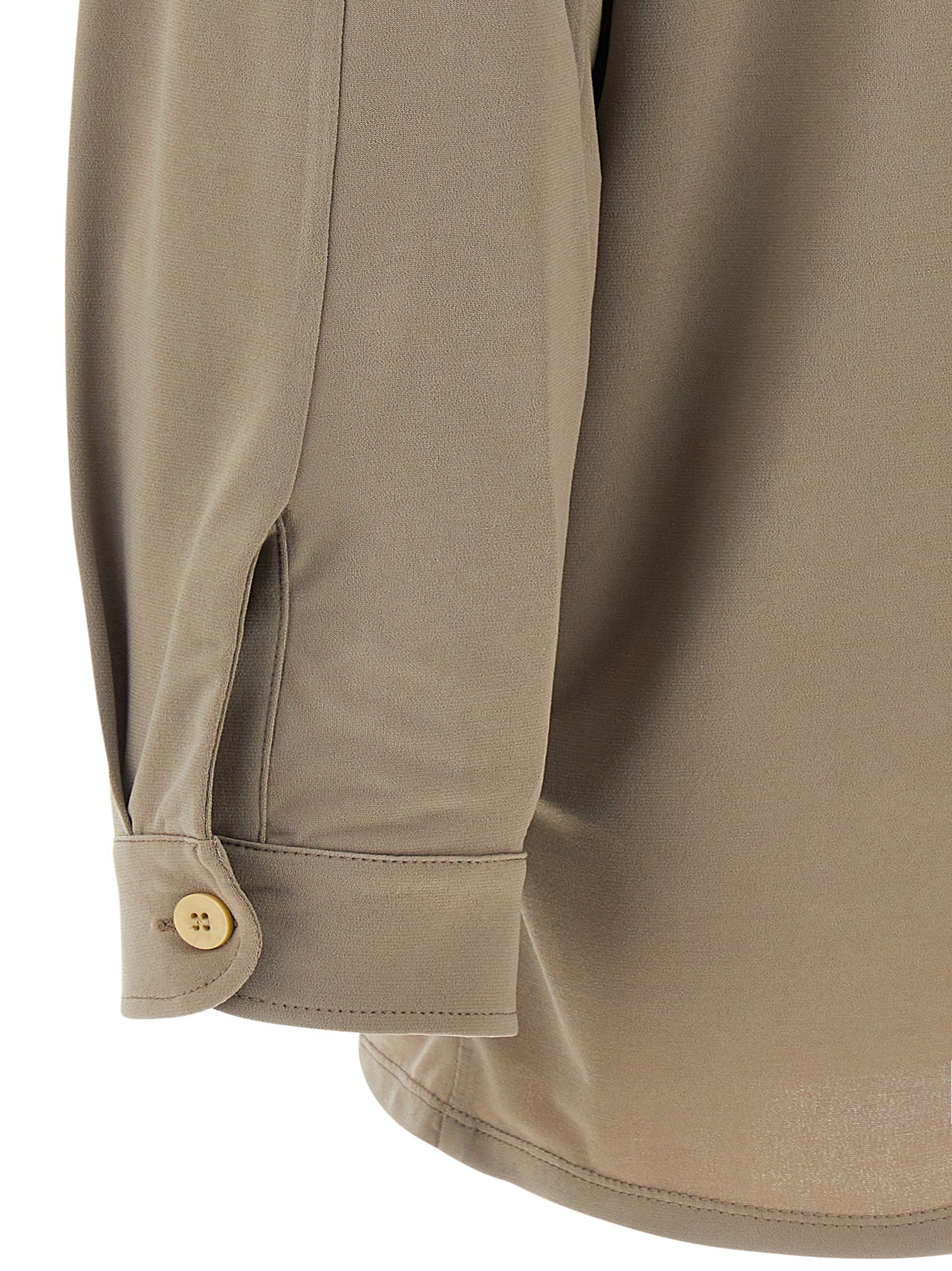 Magliano Gray Polyester Men's Blouse