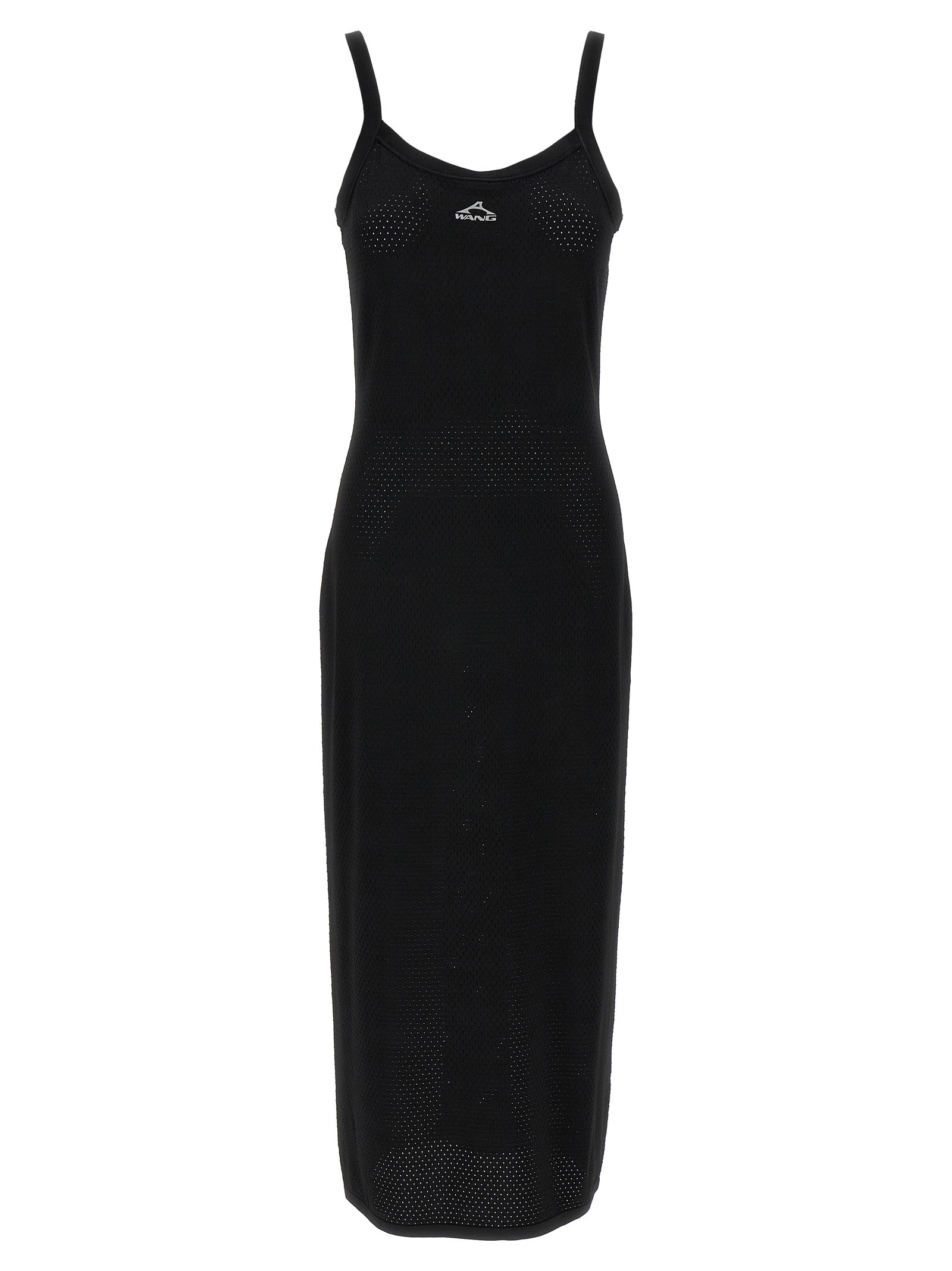 T BY ALEXANDER WANG Black Viscose Midi Women's Dress