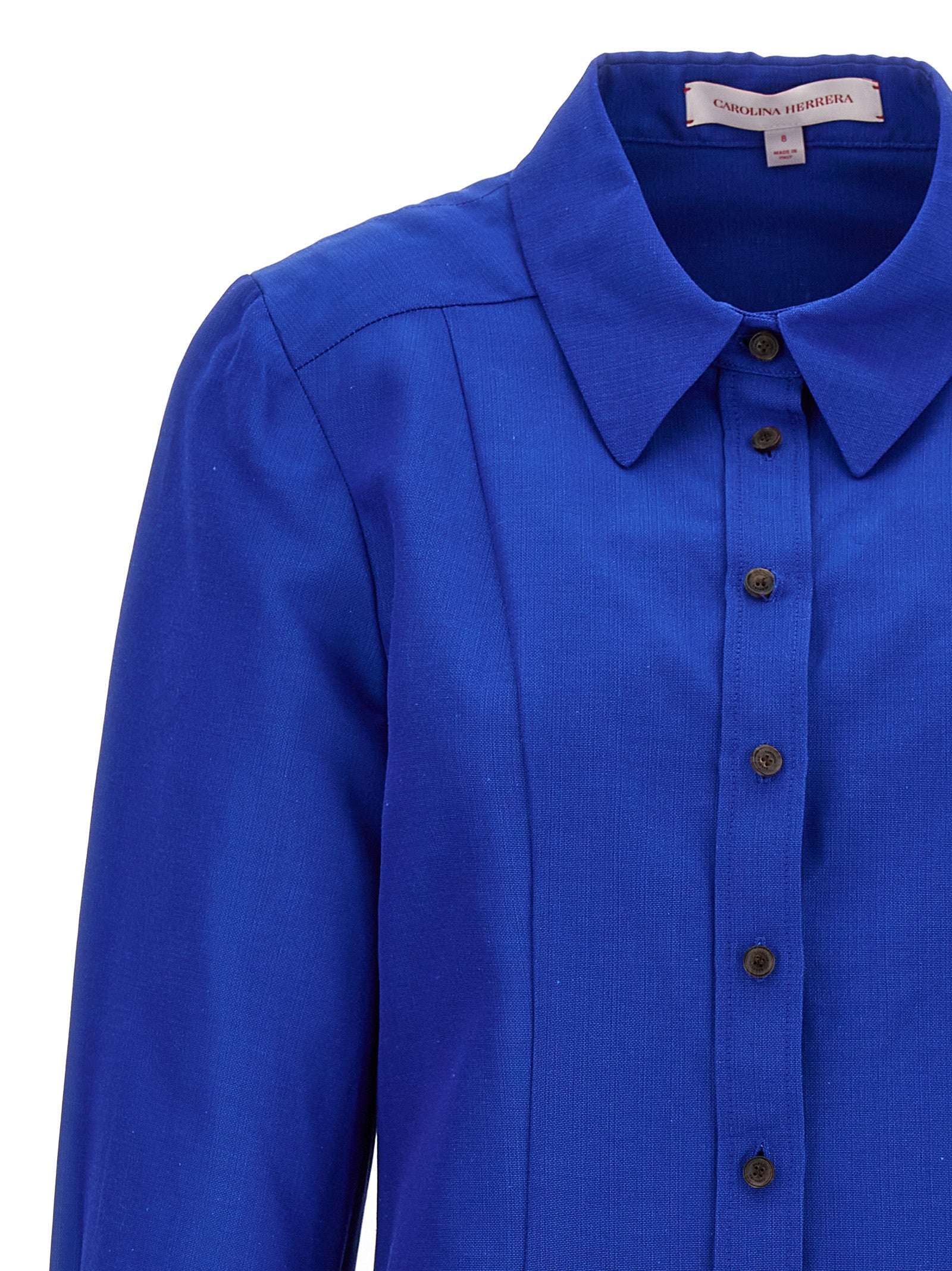 Carolina Herrera Blue Cotton Women's Blouse