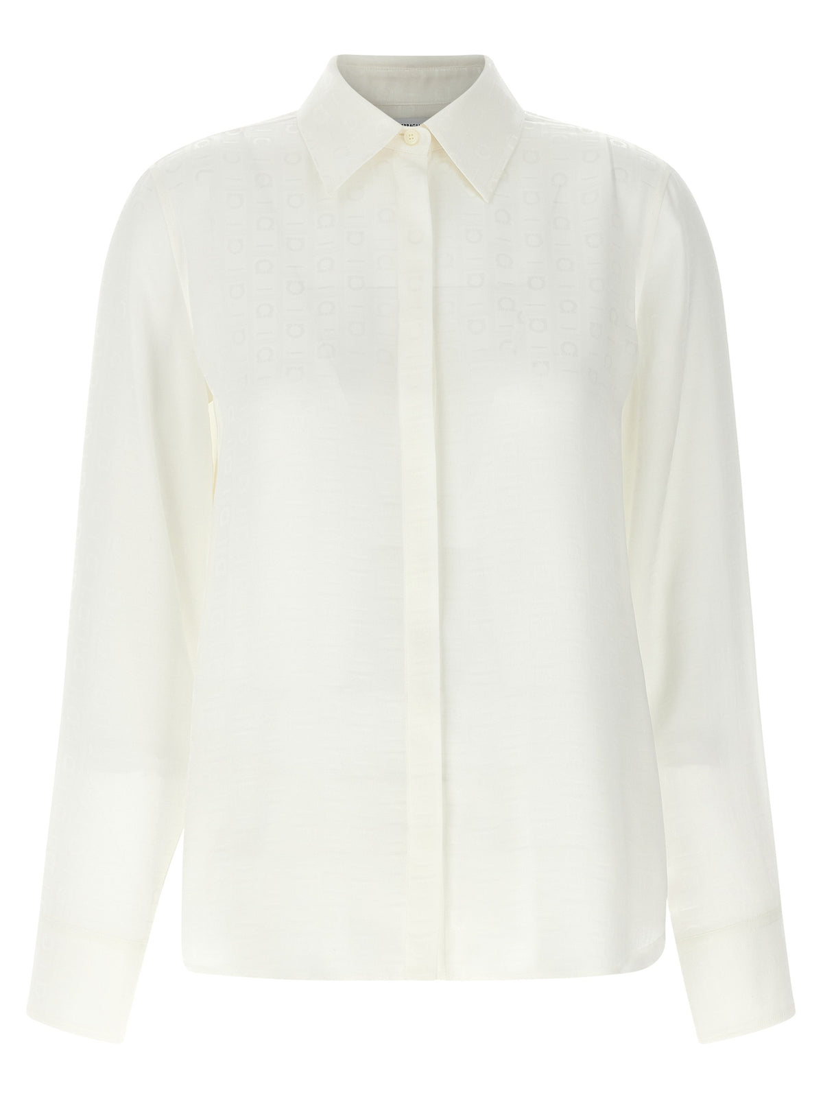 Ferragamo White Silk Women's Blouse
